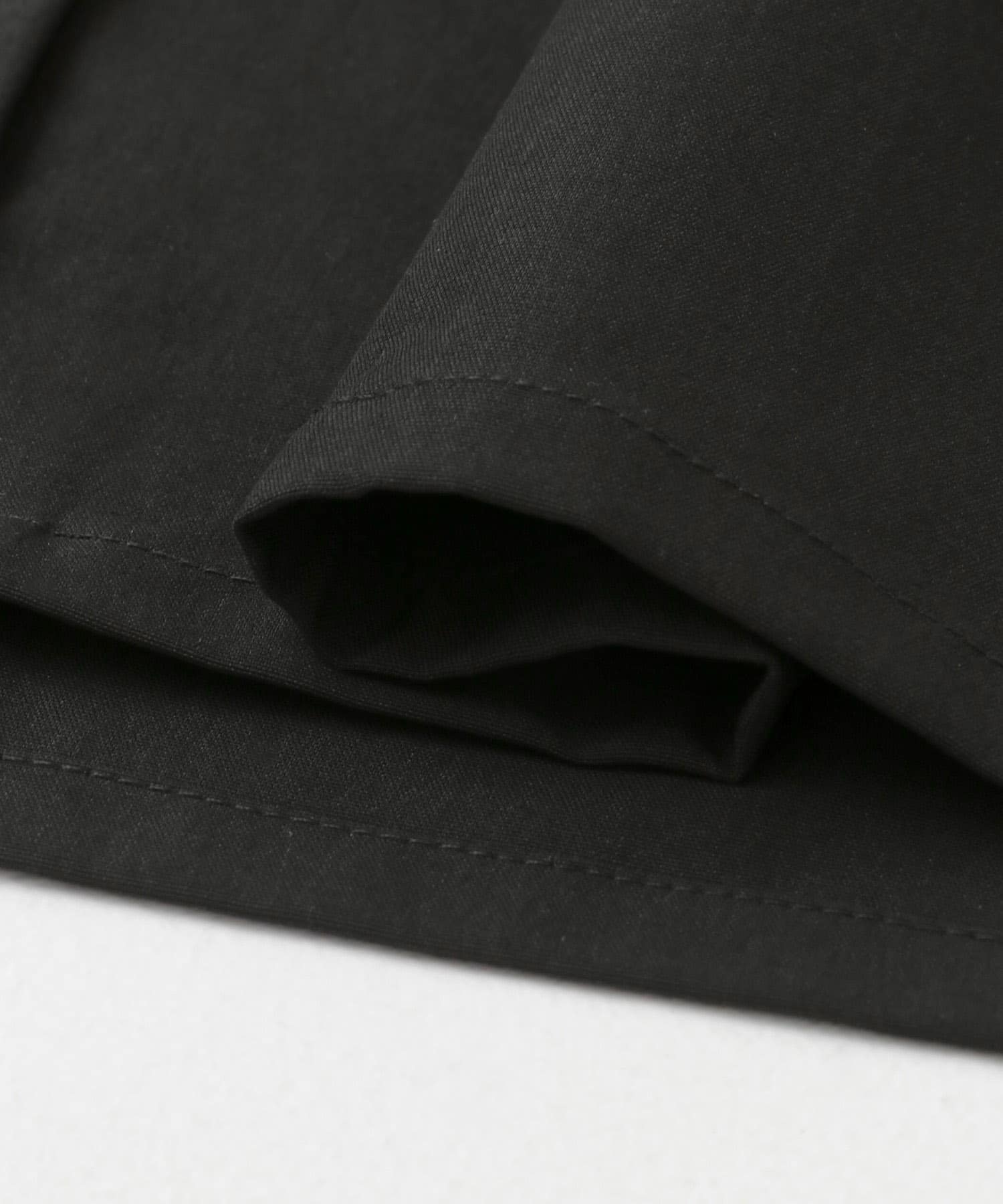 デザインオープンカラーショートスリーブシャツ BLACK M