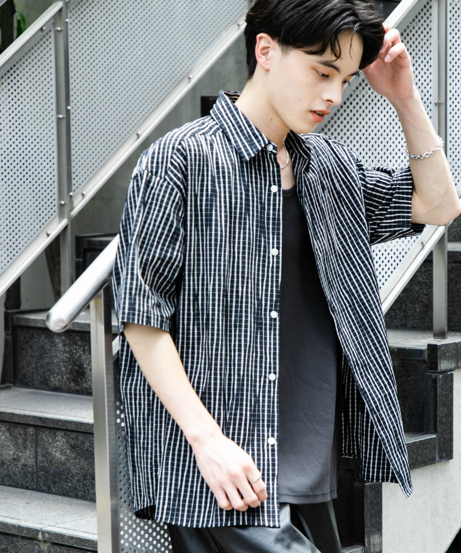 身長：173cm サイズ：L