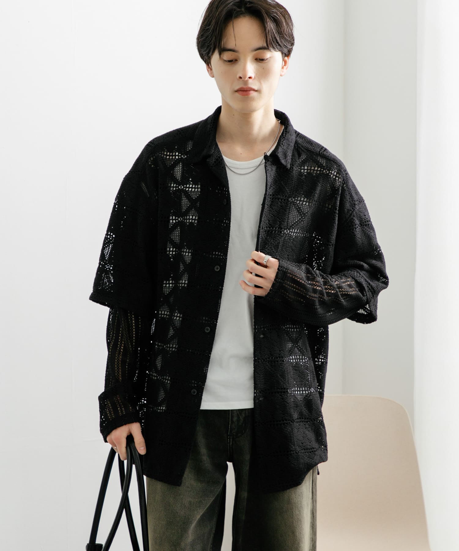 身長：173cm サイズ：L