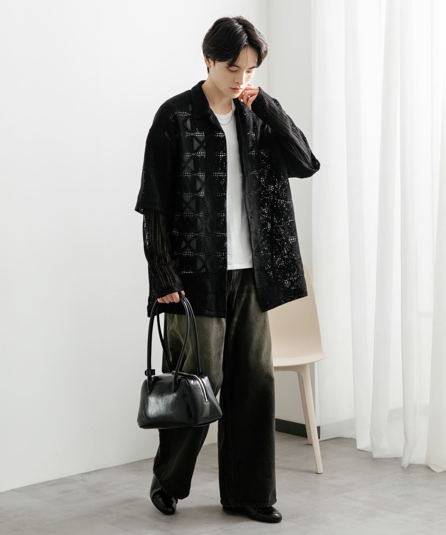 身長：173cm サイズ：L