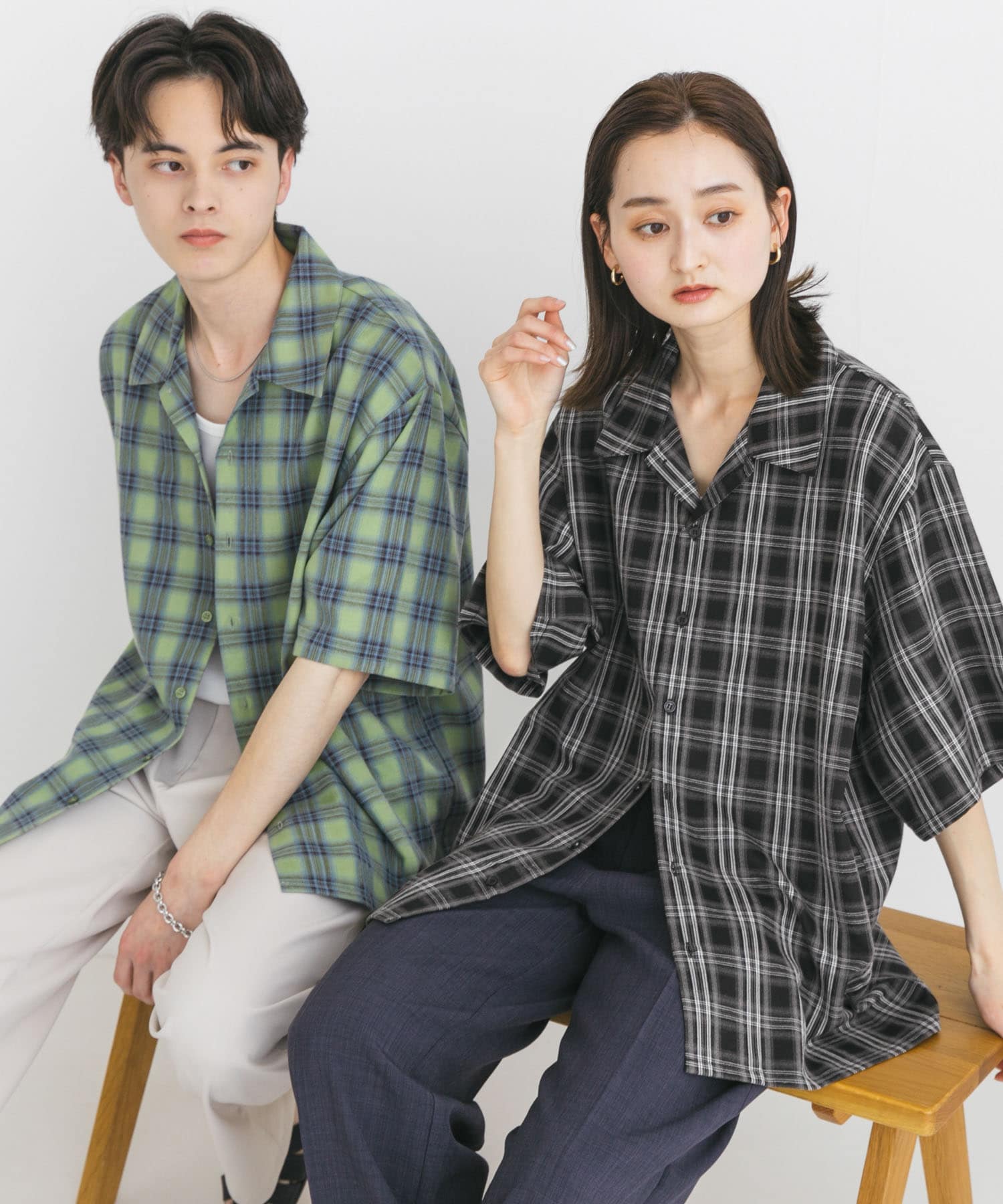 身長：173cm サイズ：L, 身長：169cm サイズ：L