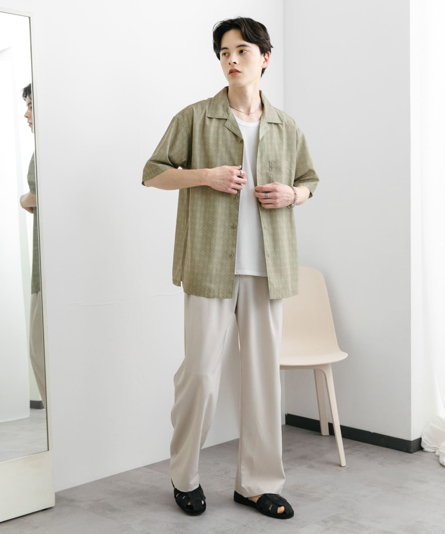 身長：173cm サイズ：L