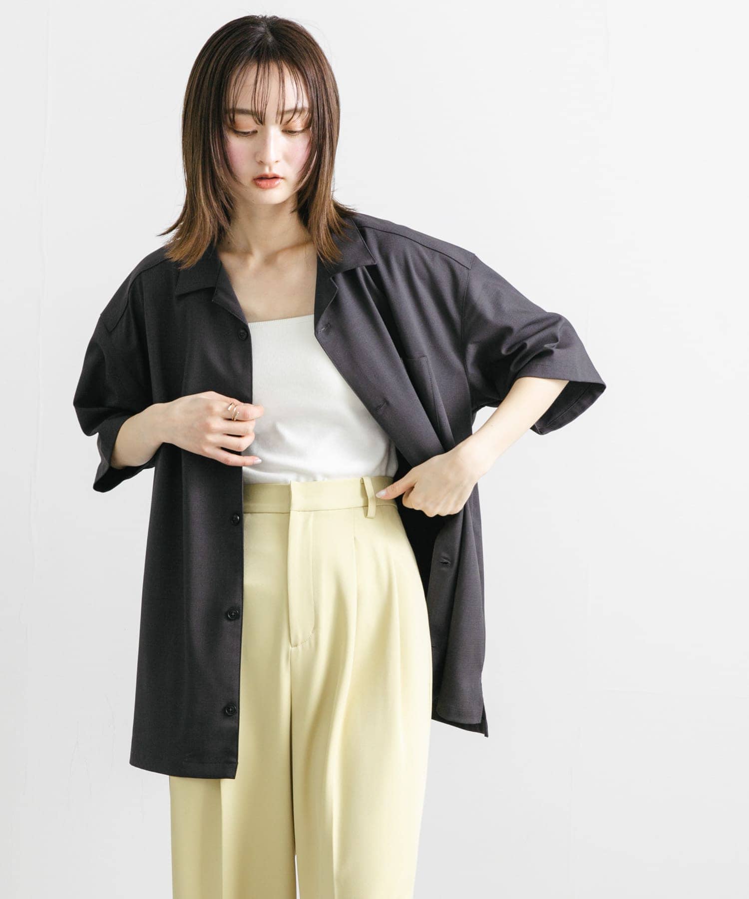 身長：169cm サイズ：L