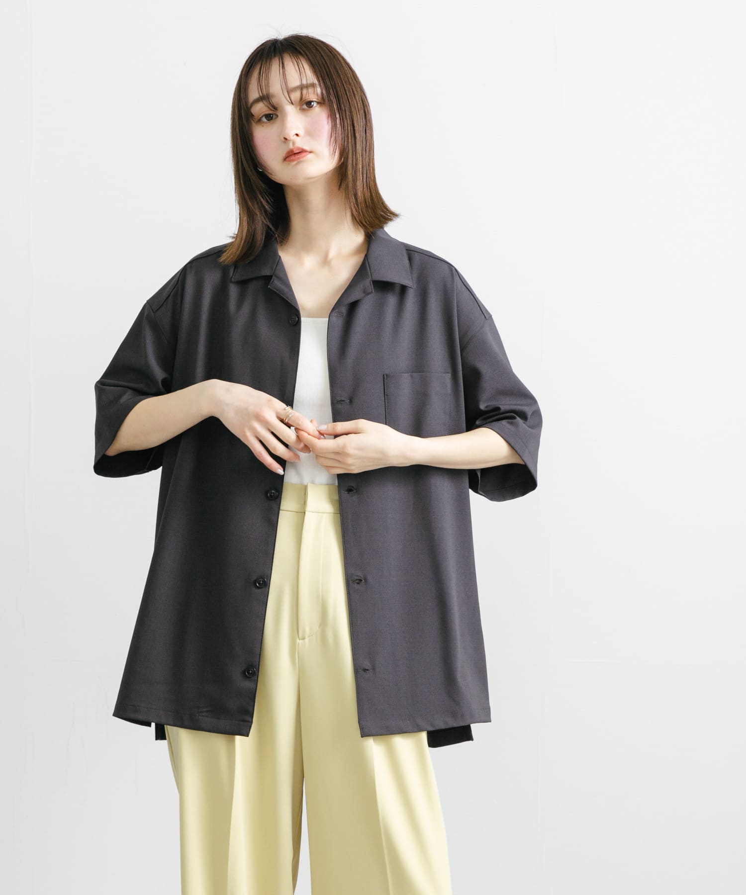 身長：169cm サイズ：L