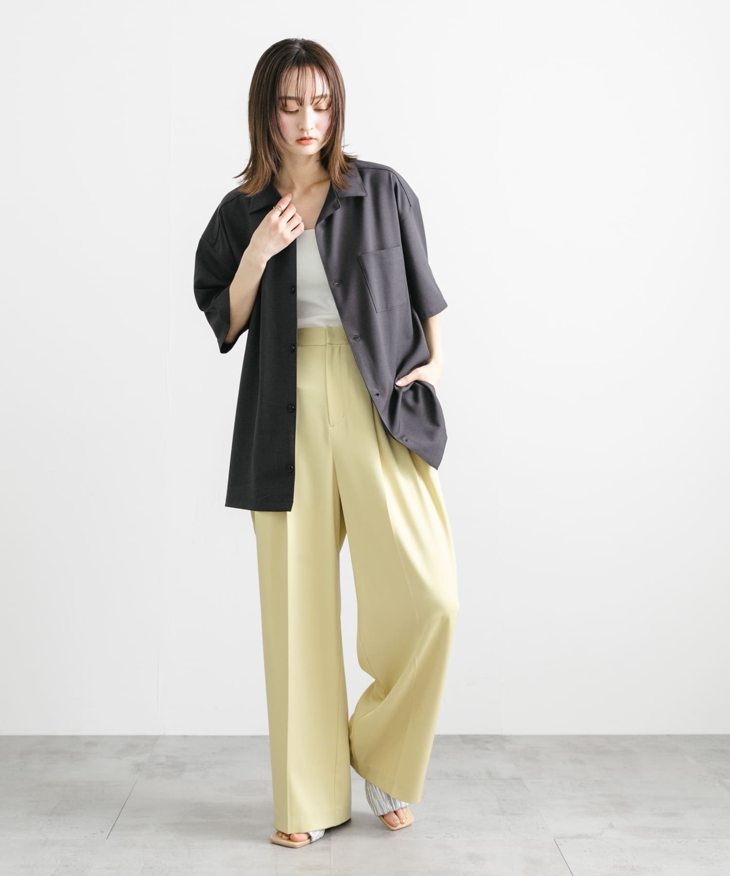 身長：169cm サイズ：L