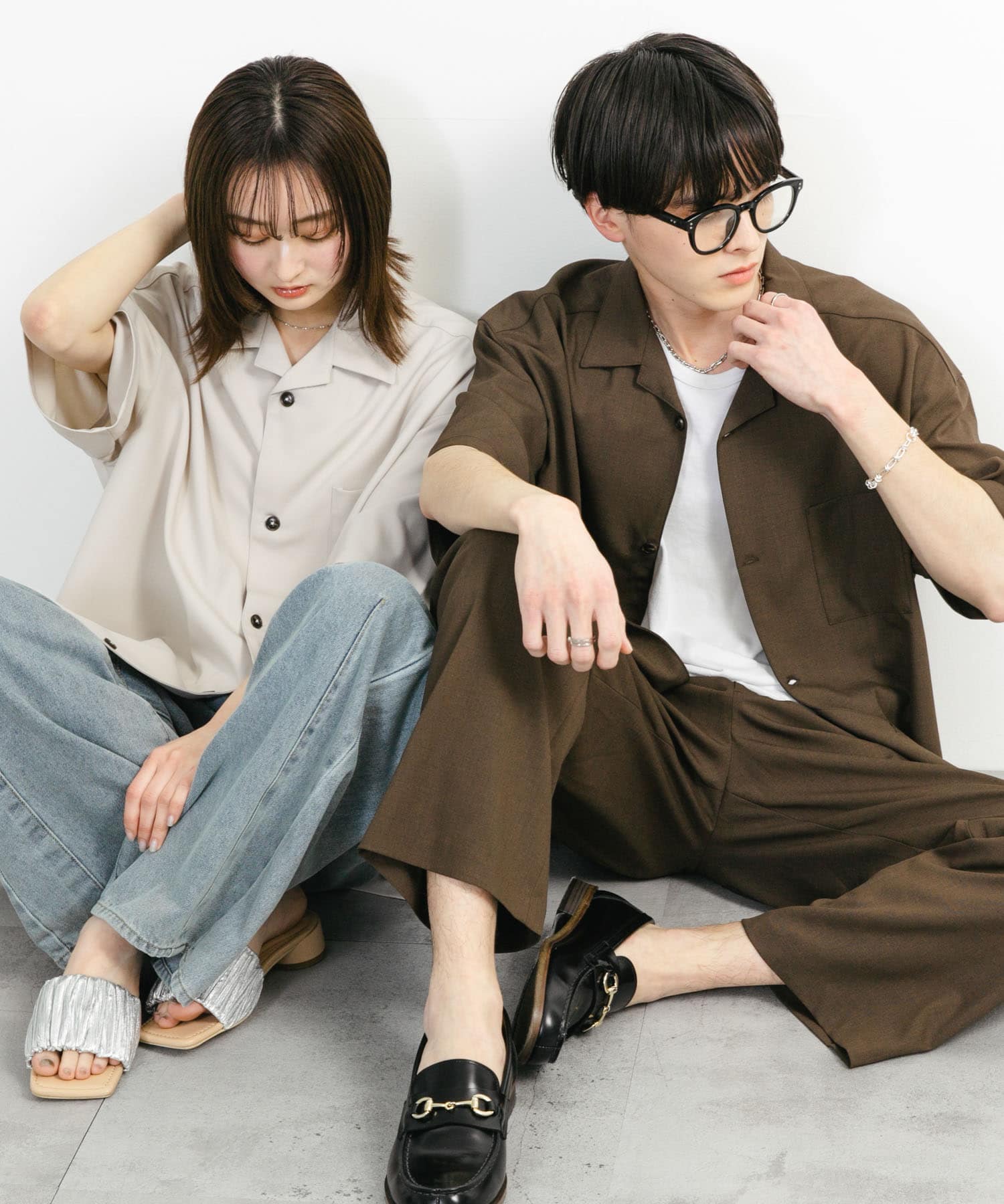 身長：169cm サイズ：M, 身長：173cm サイズ：L