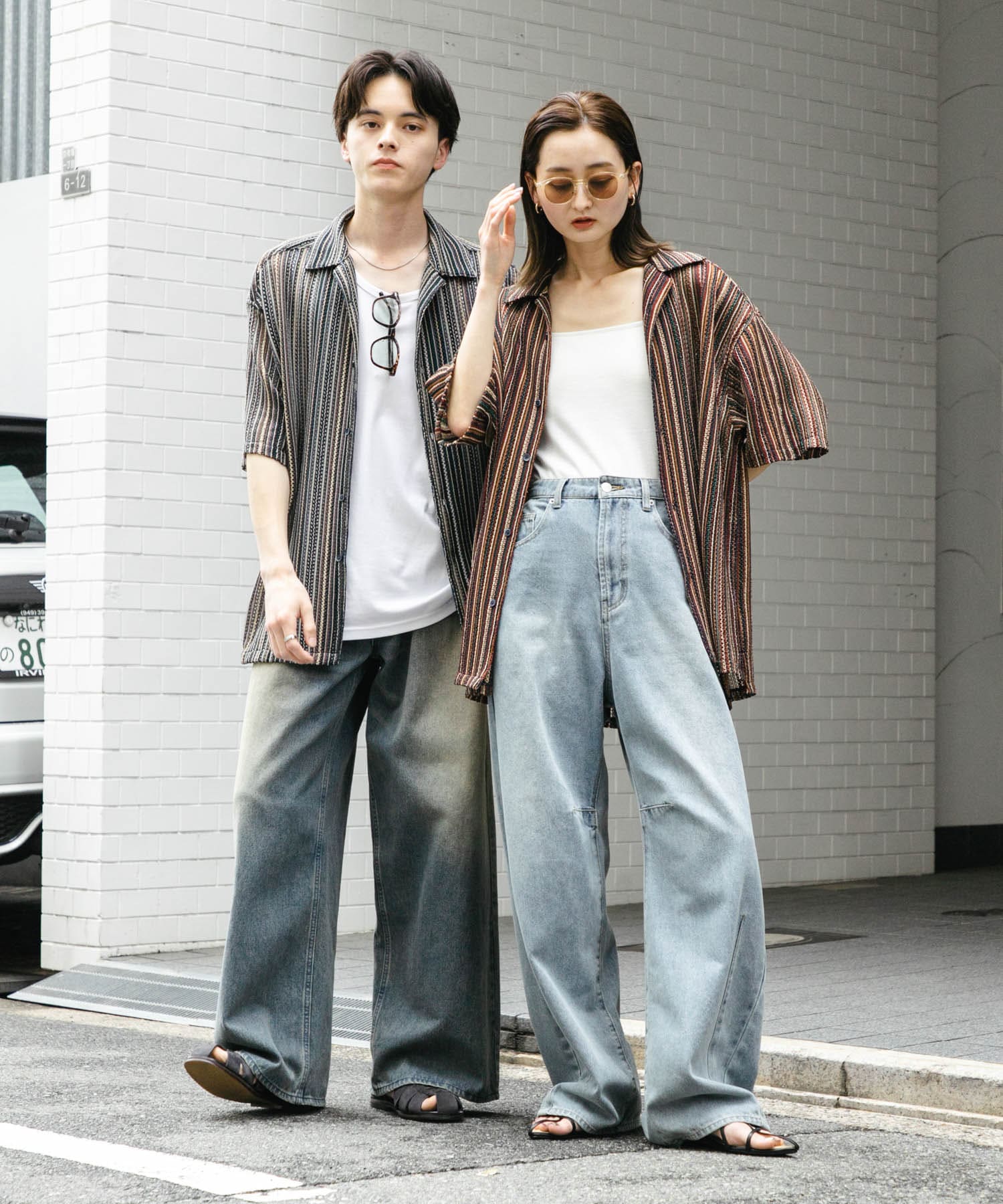 身長：173cm サイズ：L, 身長：169cm サイズ：L