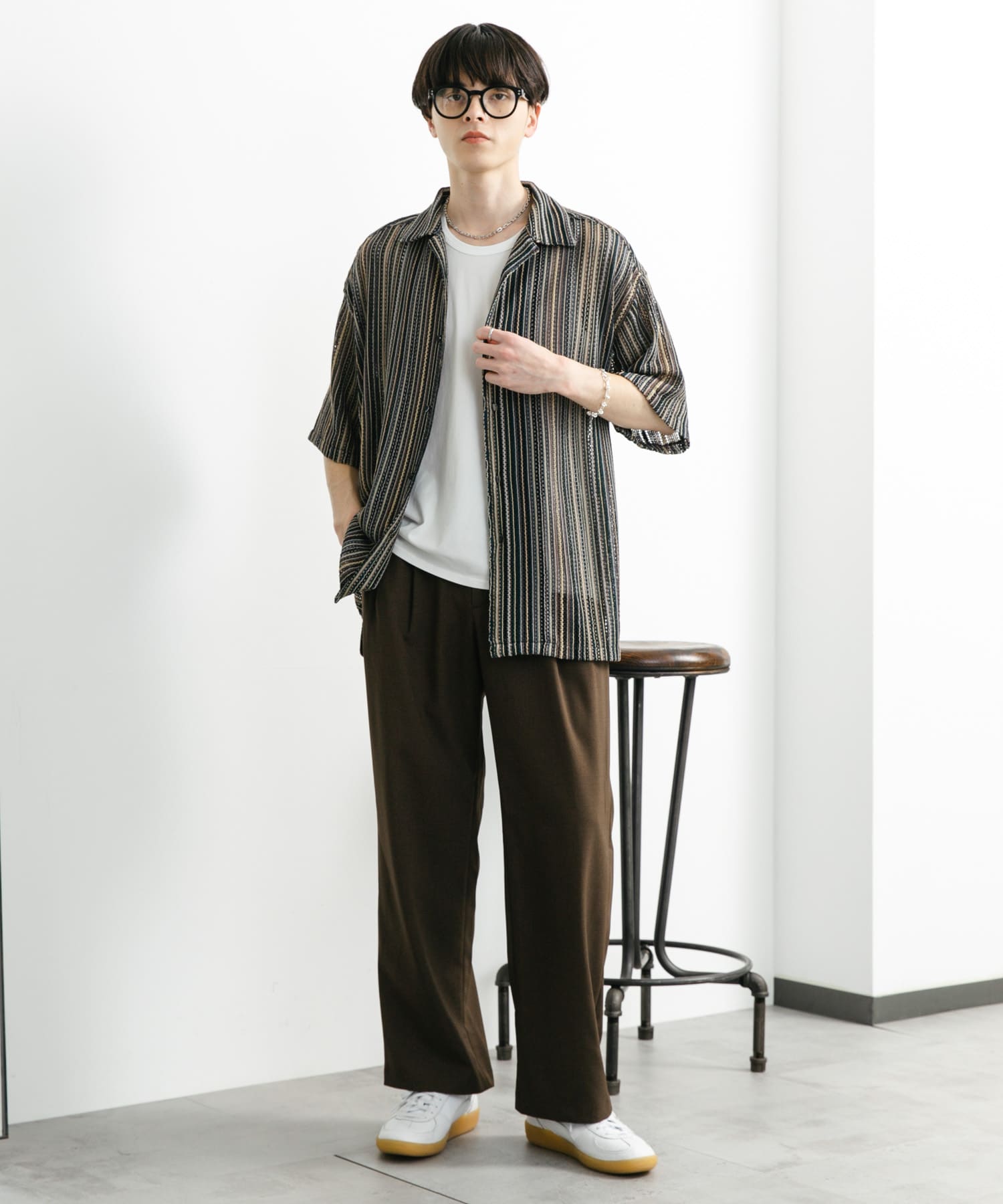 身長：173cm サイズ：L