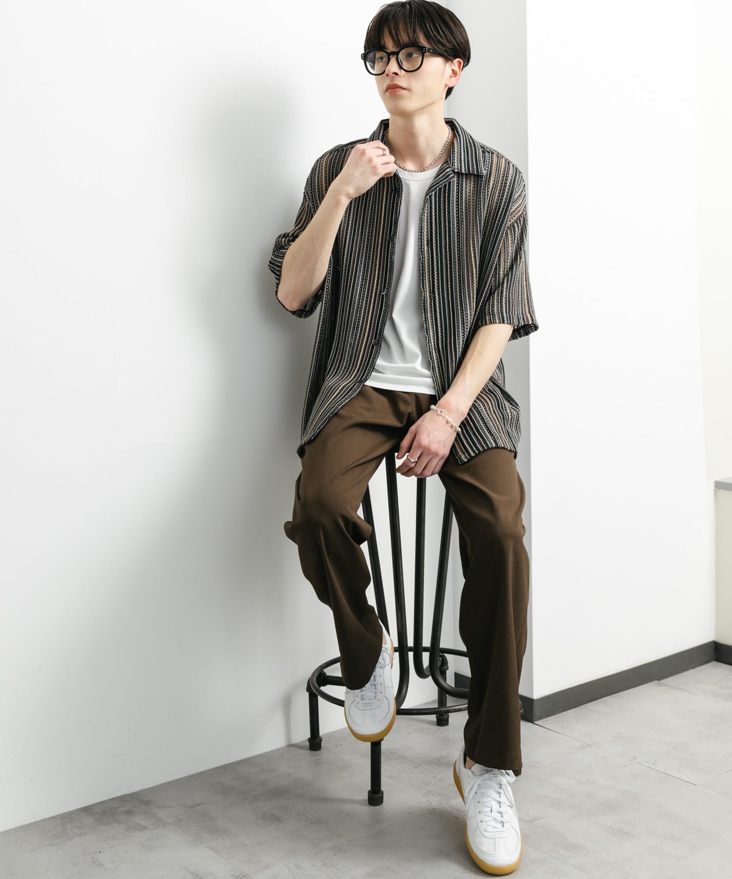 身長：173cm サイズ：L