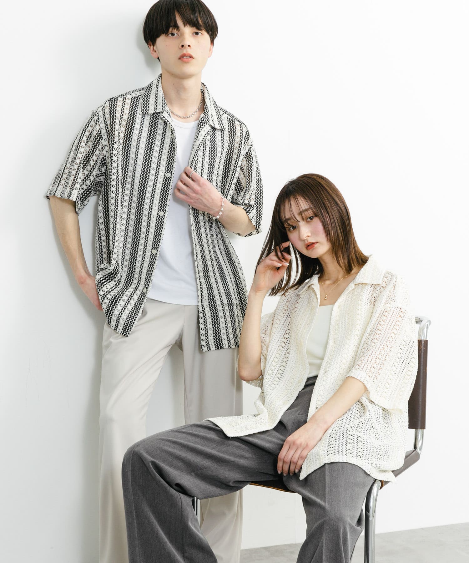 身長：173cm サイズ：L, 身長：169cm サイズ：L
