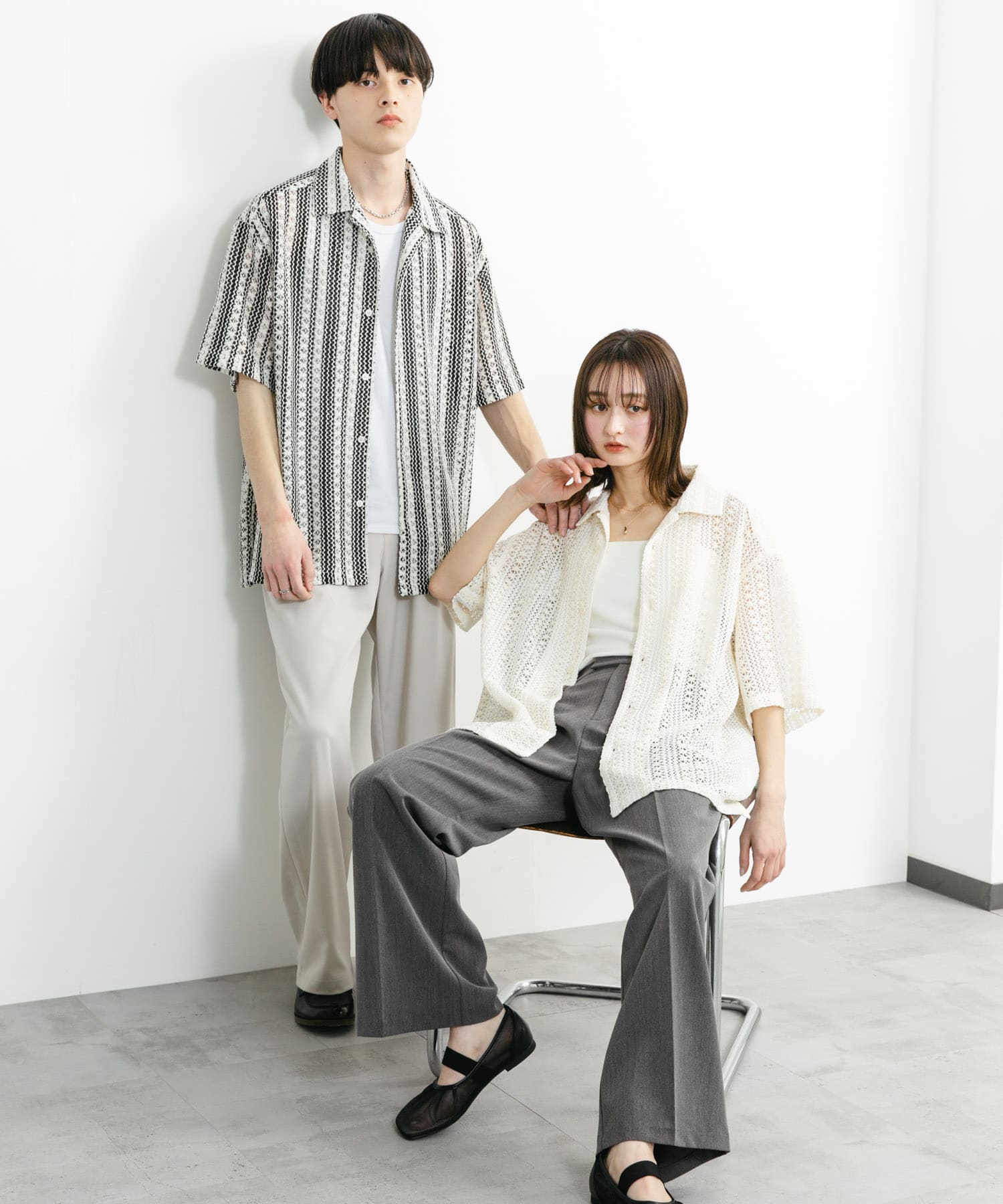 身長：173cm サイズ：L, 身長：169cm サイズ：L