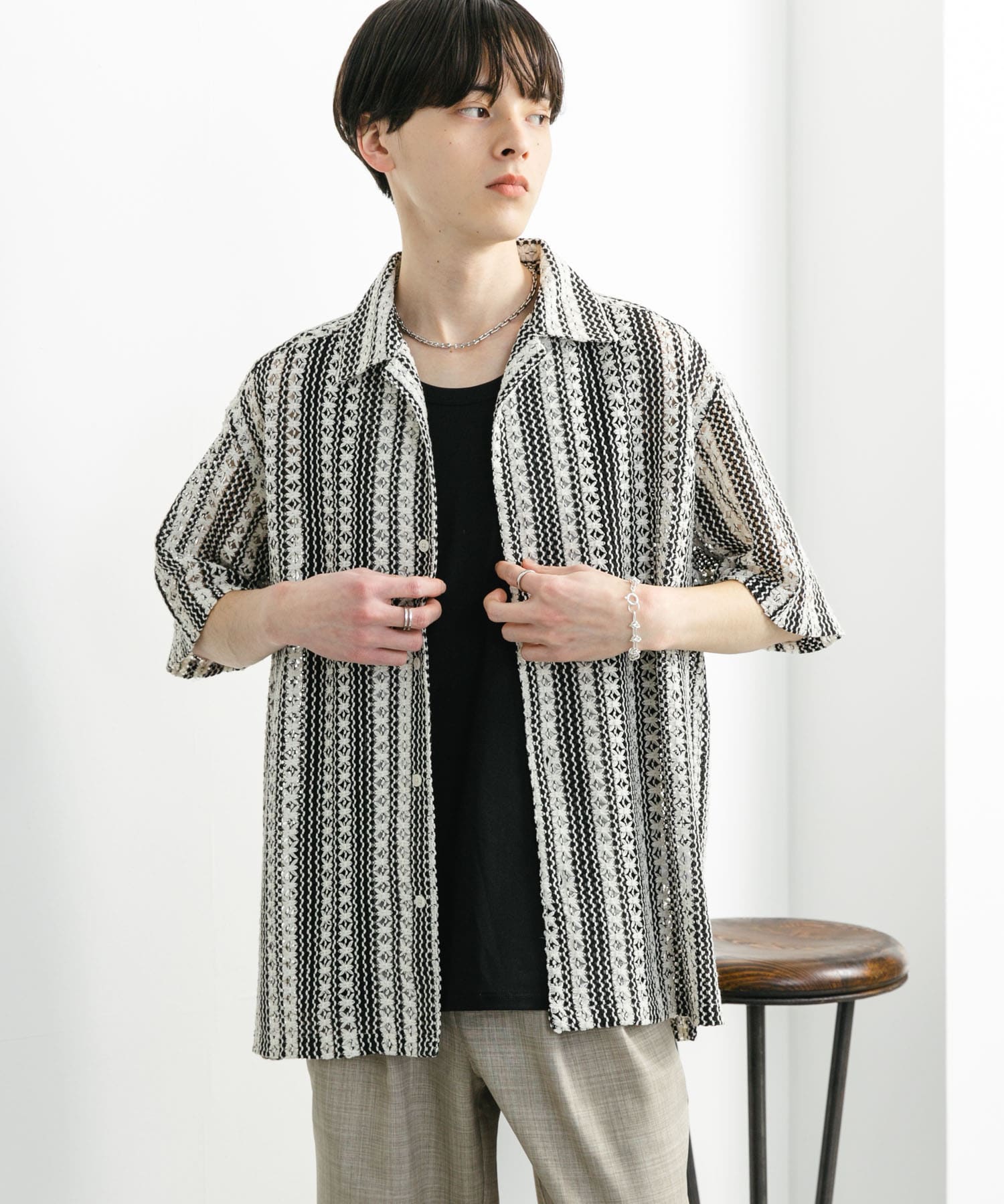 身長：173cm サイズ：L