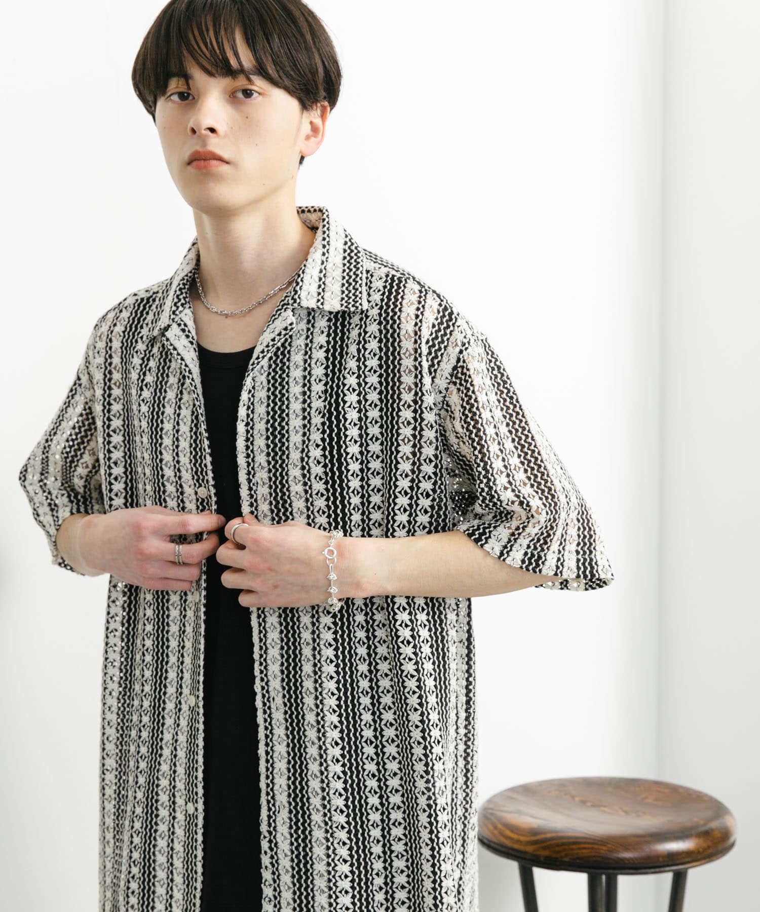 身長：173cm サイズ：L