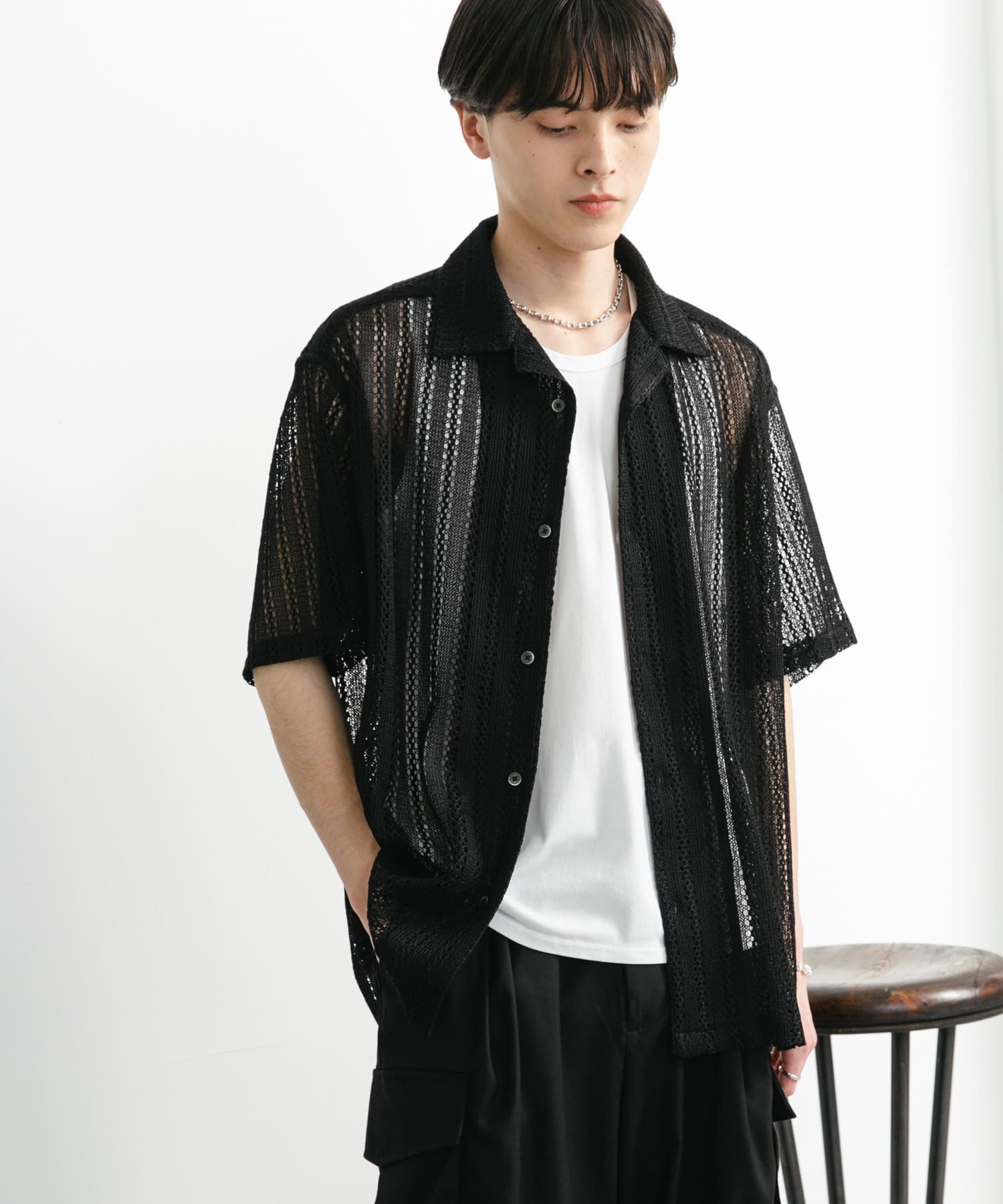 身長：173cm サイズ：L