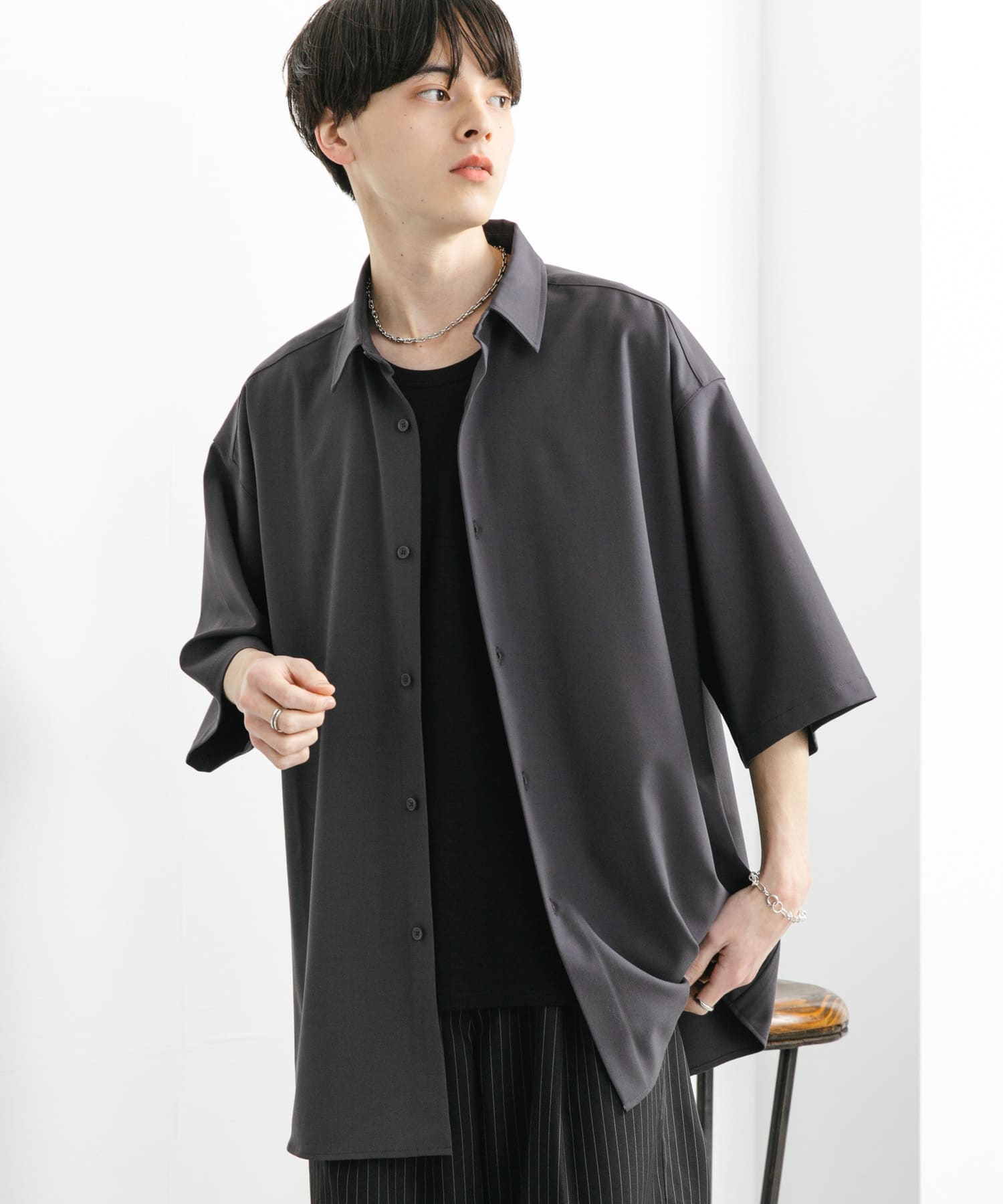 身長：173cm サイズ：L