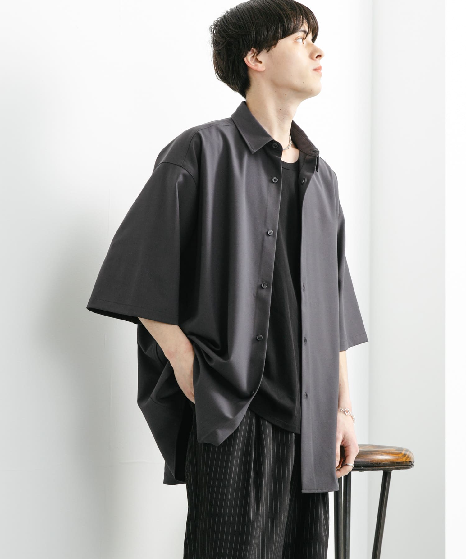 身長：173cm サイズ：L