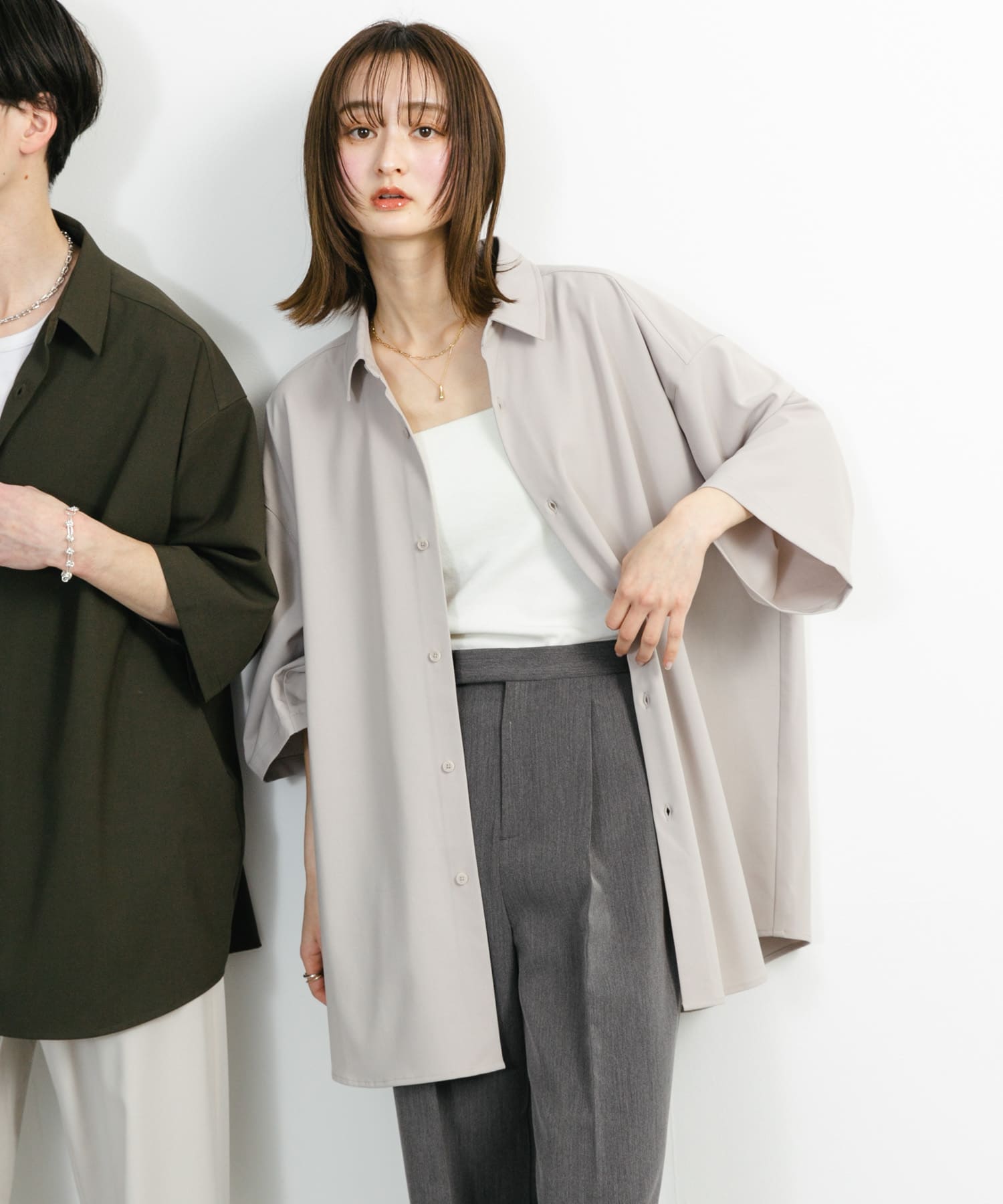 身長：169cm サイズ：L