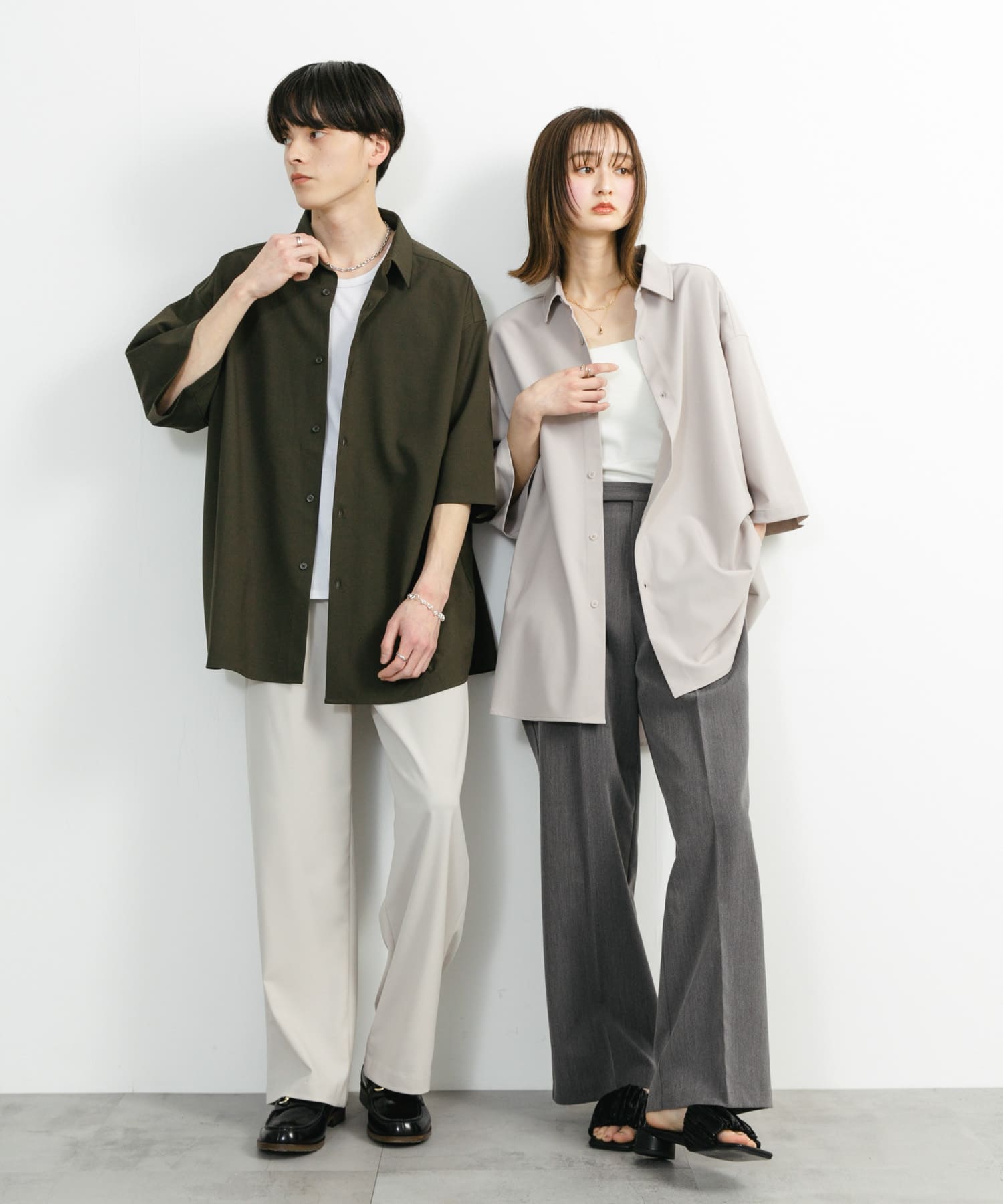 身長：173cm サイズ：L, 身長：169cm サイズ：L