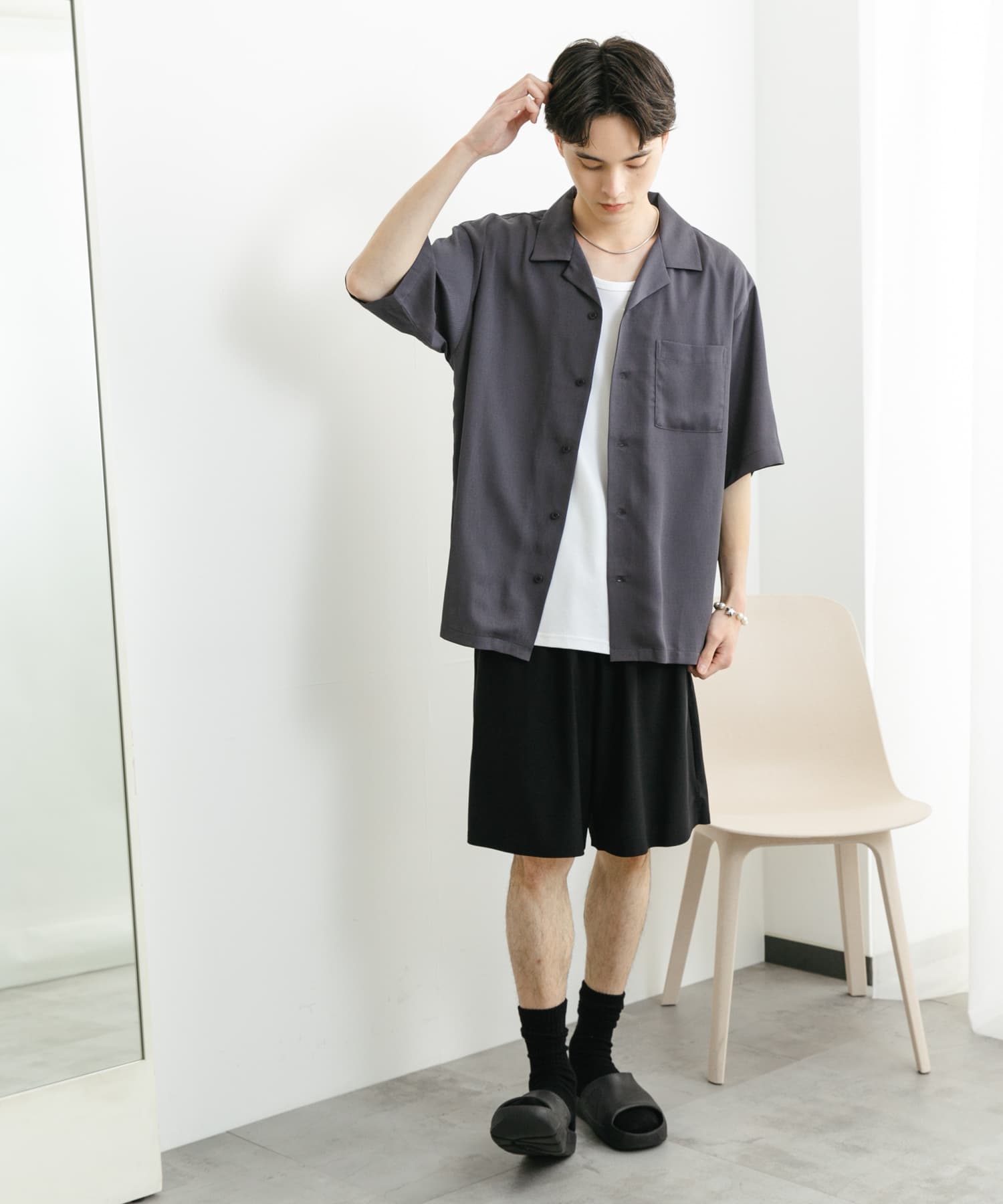 身長：173cm サイズ：L