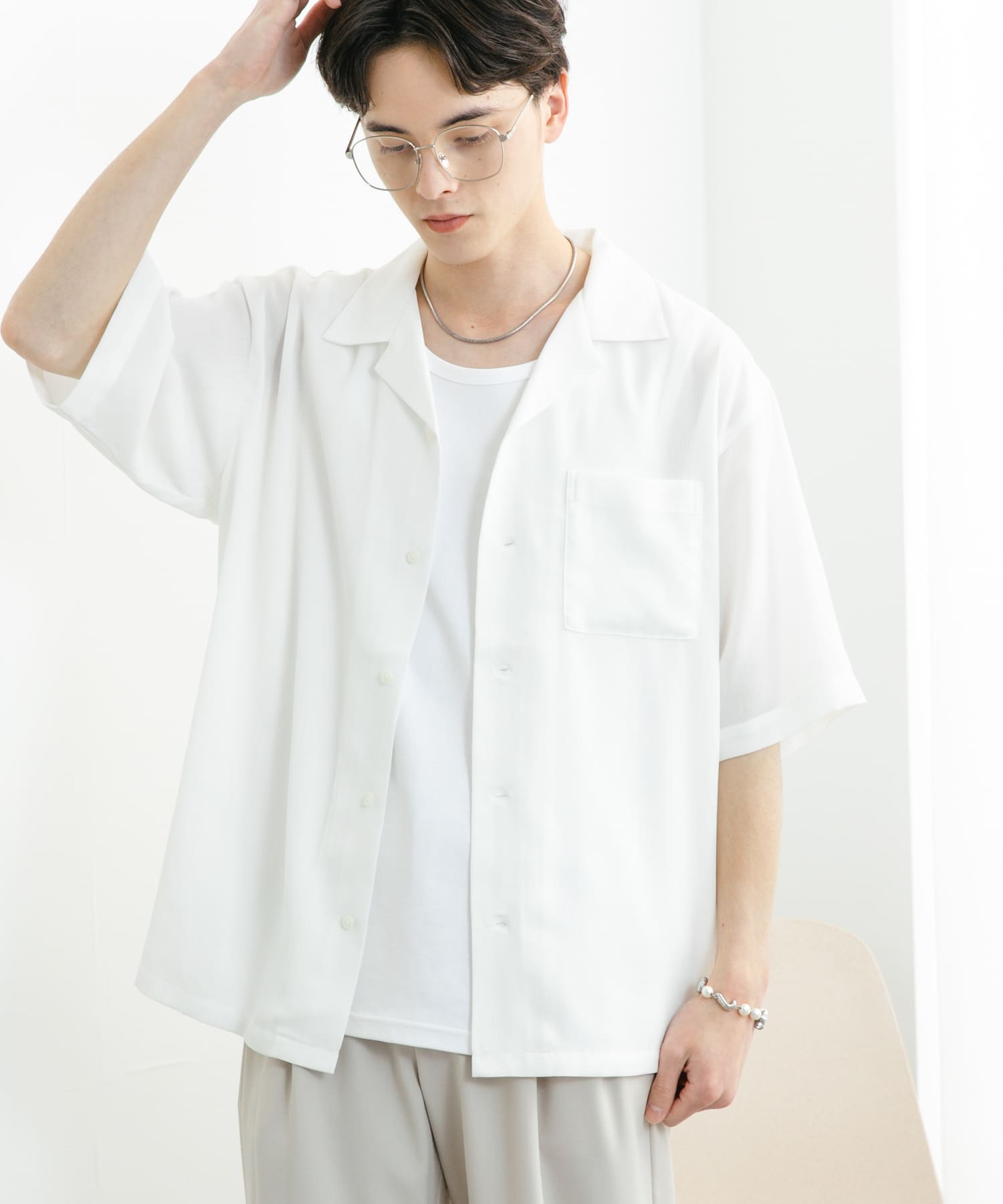 身長：173cm サイズ：L
