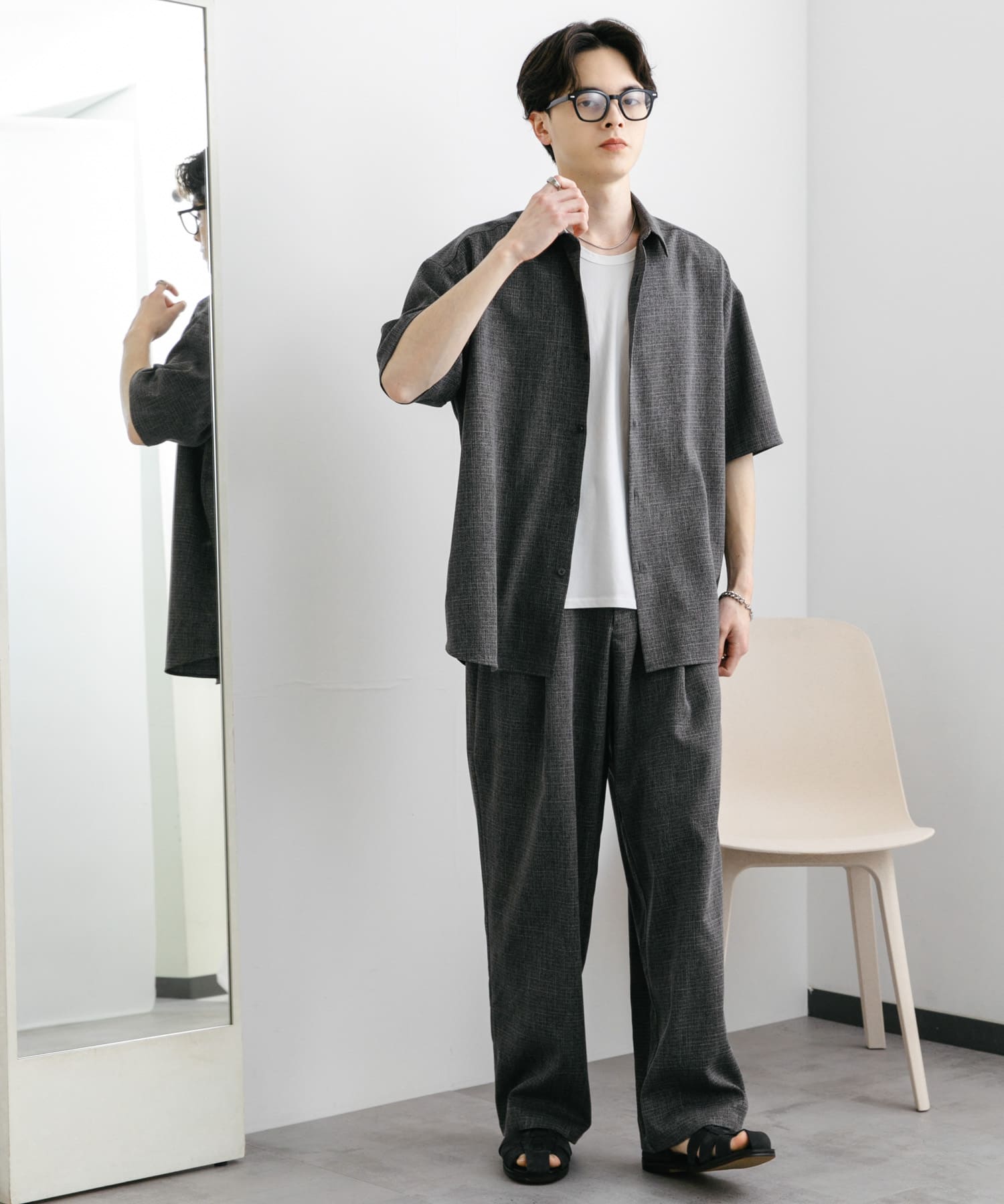 身長：173cm サイズ：L