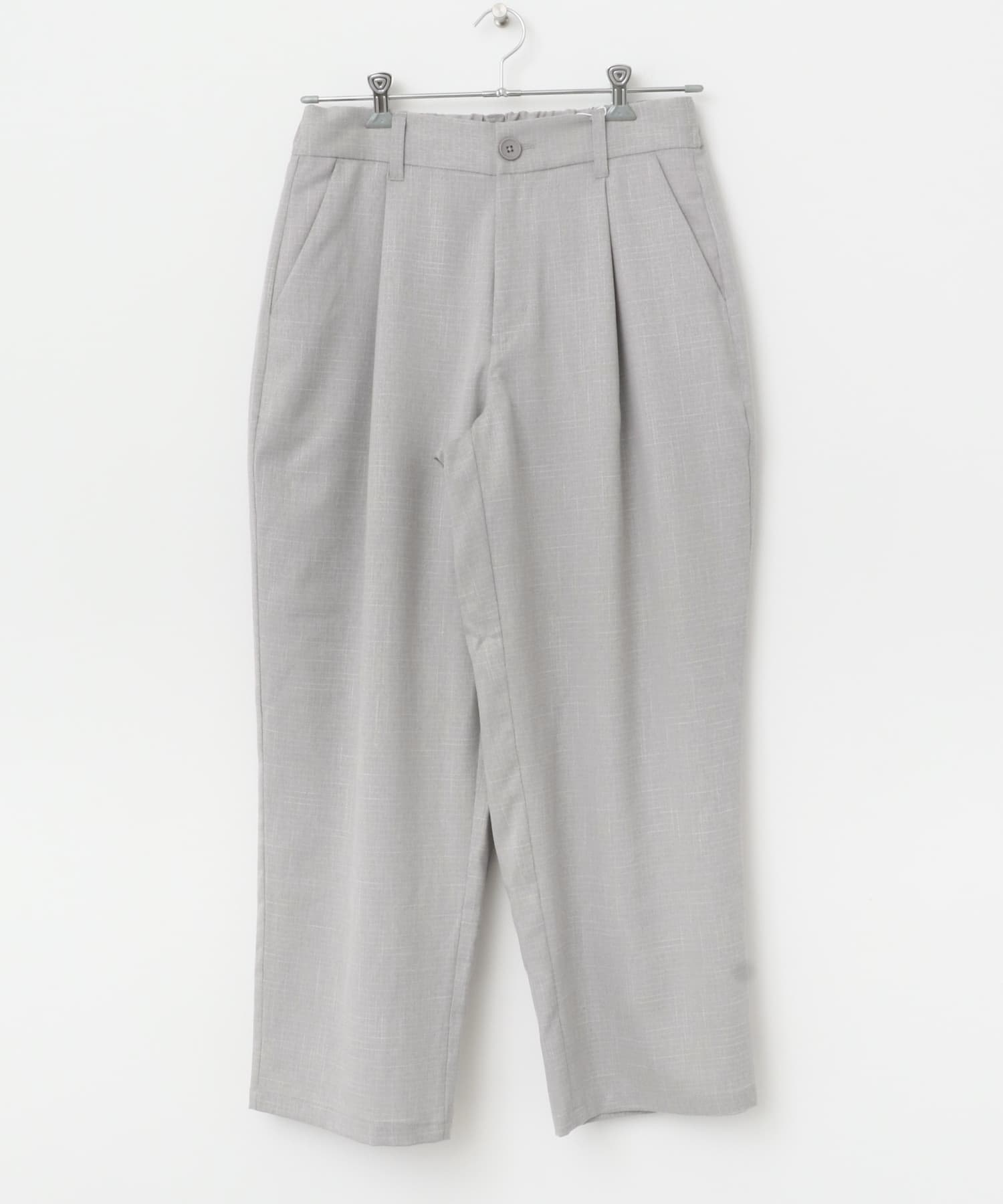 メランジタックワイドパンツ GREIGE M