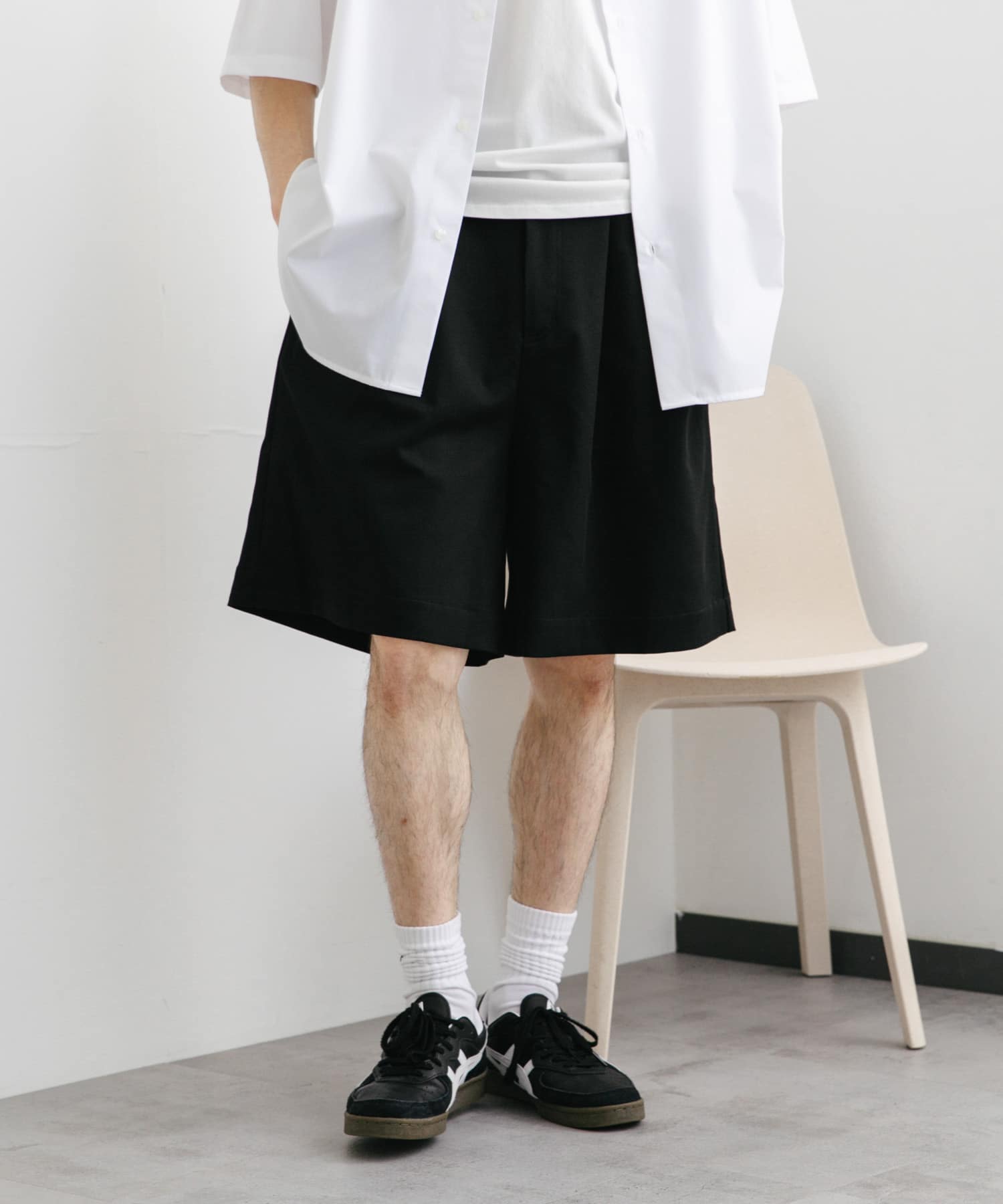 ワイドバギーショーツ