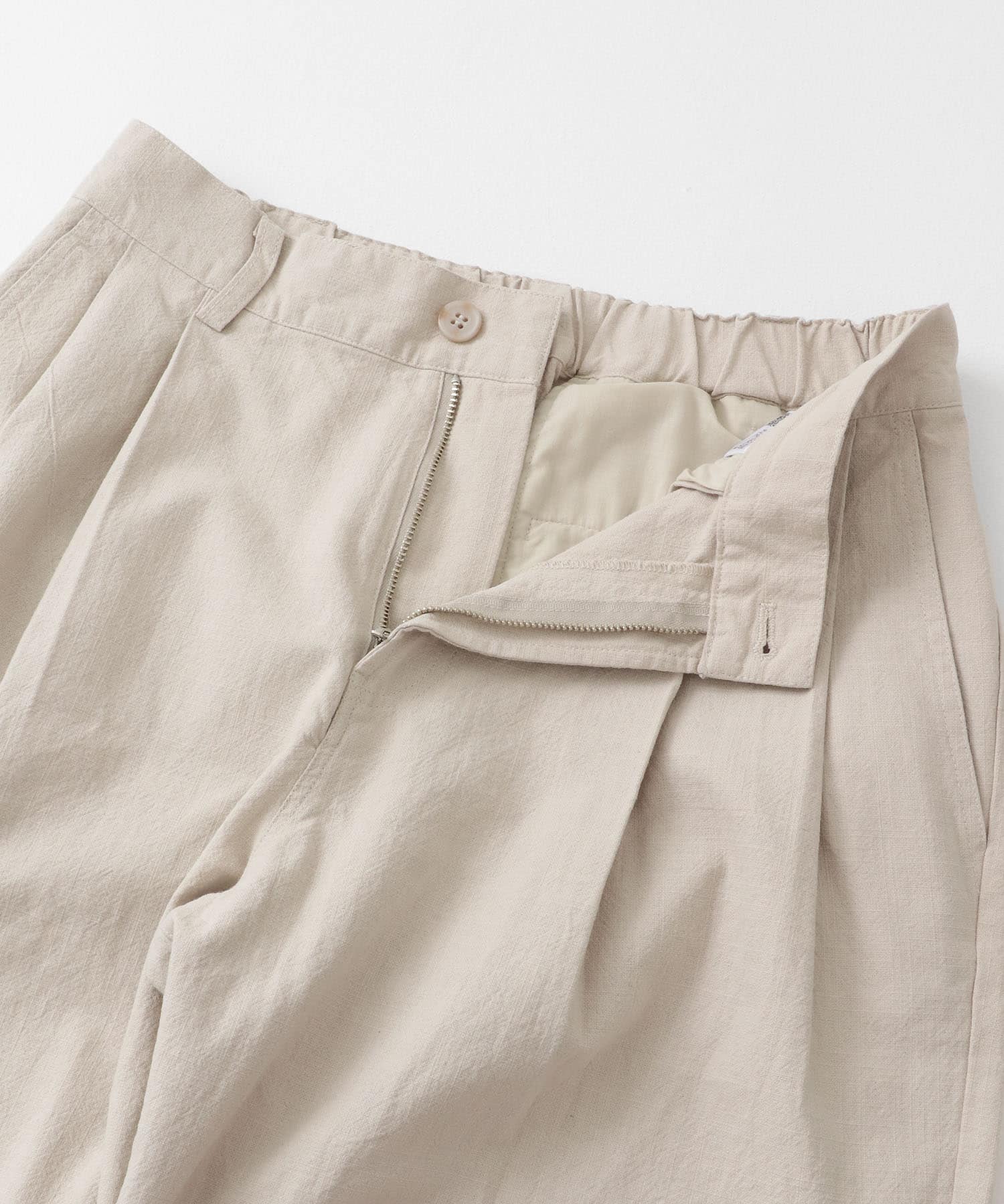 ドライタッチワイドパンツ GREIGE M