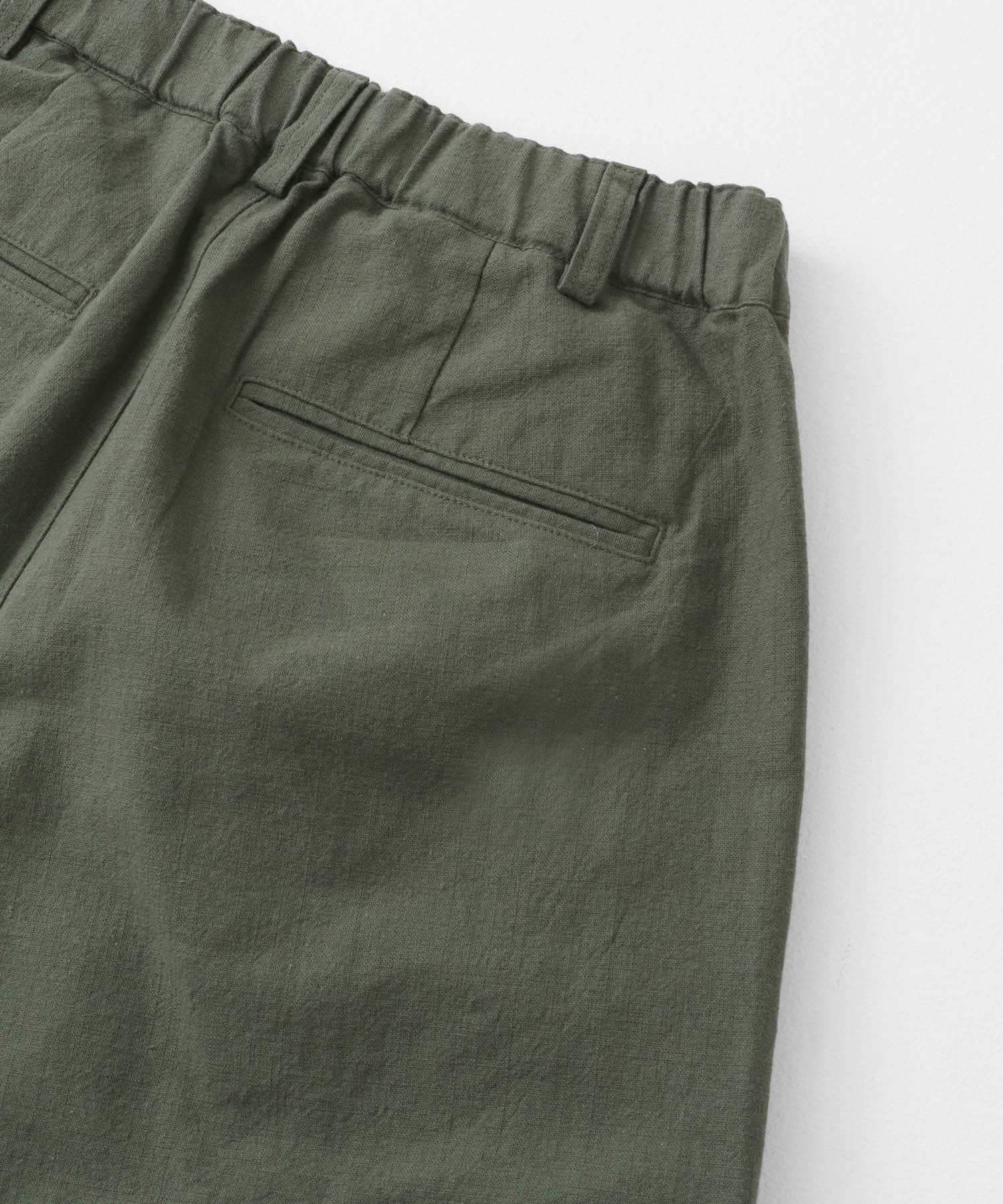 ドライタッチワイドパンツ GREEN M