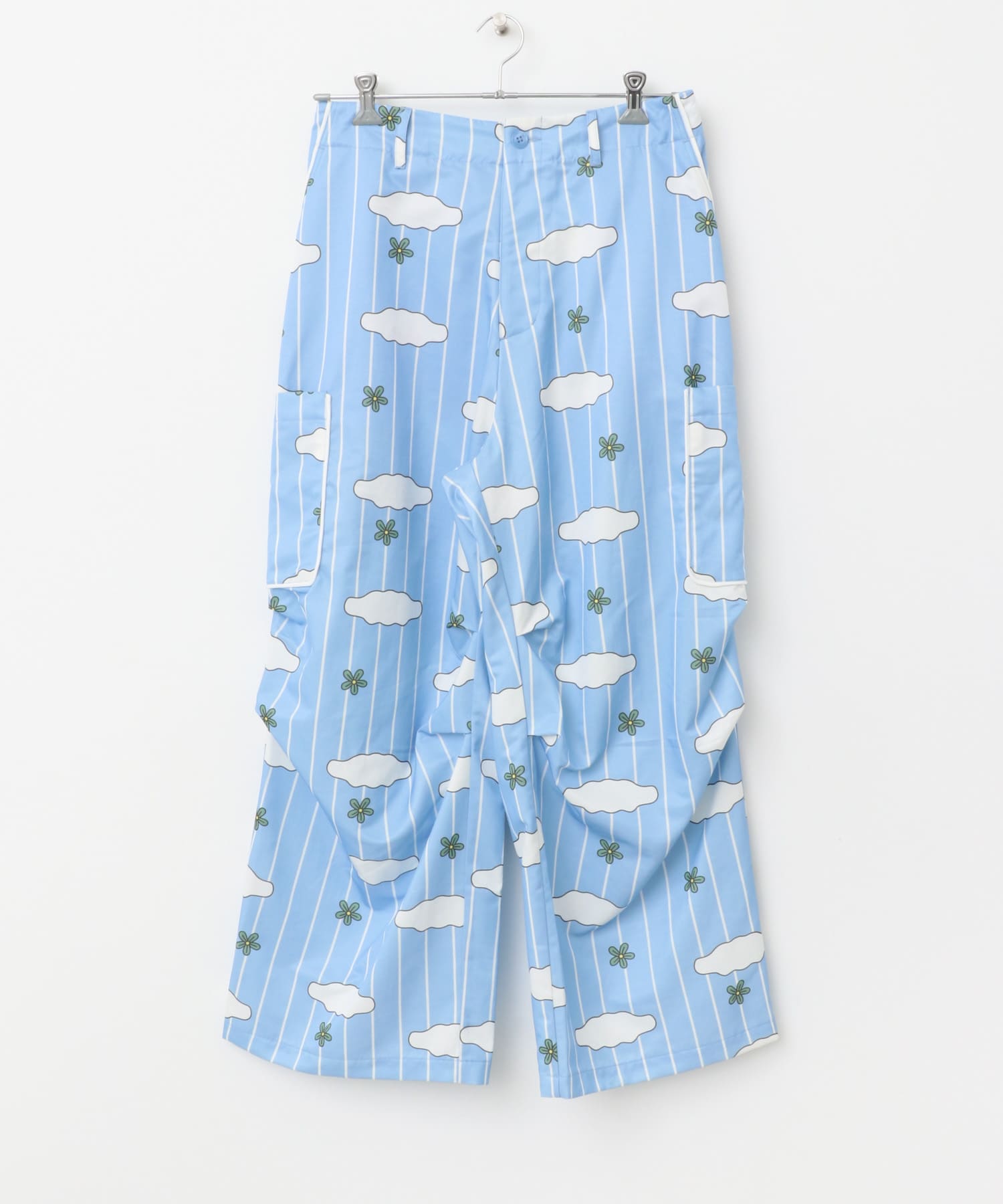 『別注』OATSIDE×SENSE OF PLACE　カーゴパンツ BLUE M