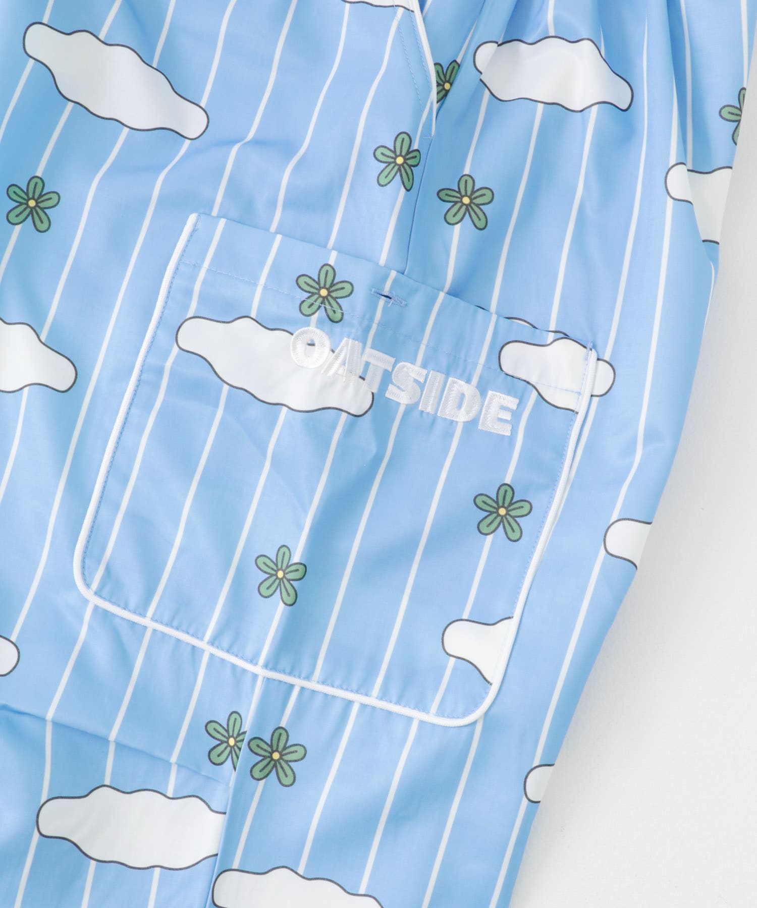 『別注』OATSIDE×SENSE OF PLACE　カーゴパンツ BLUE M