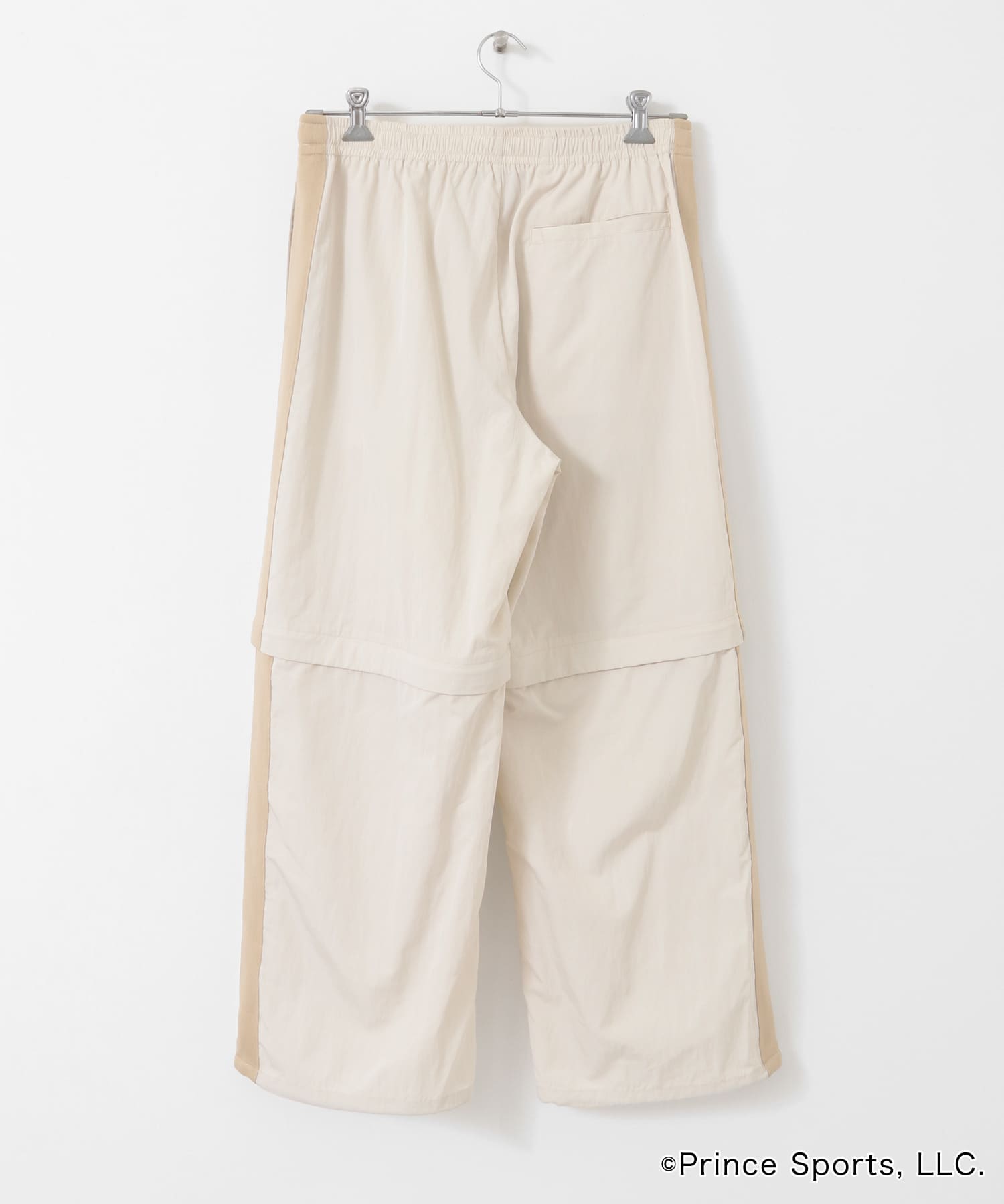 『別注』prince　2WAYトラックパンツ GRG×BEG M