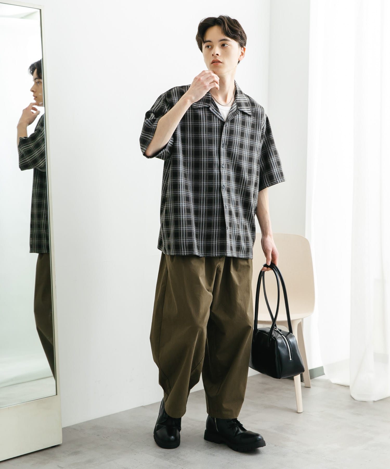 身長：173cm サイズ：L