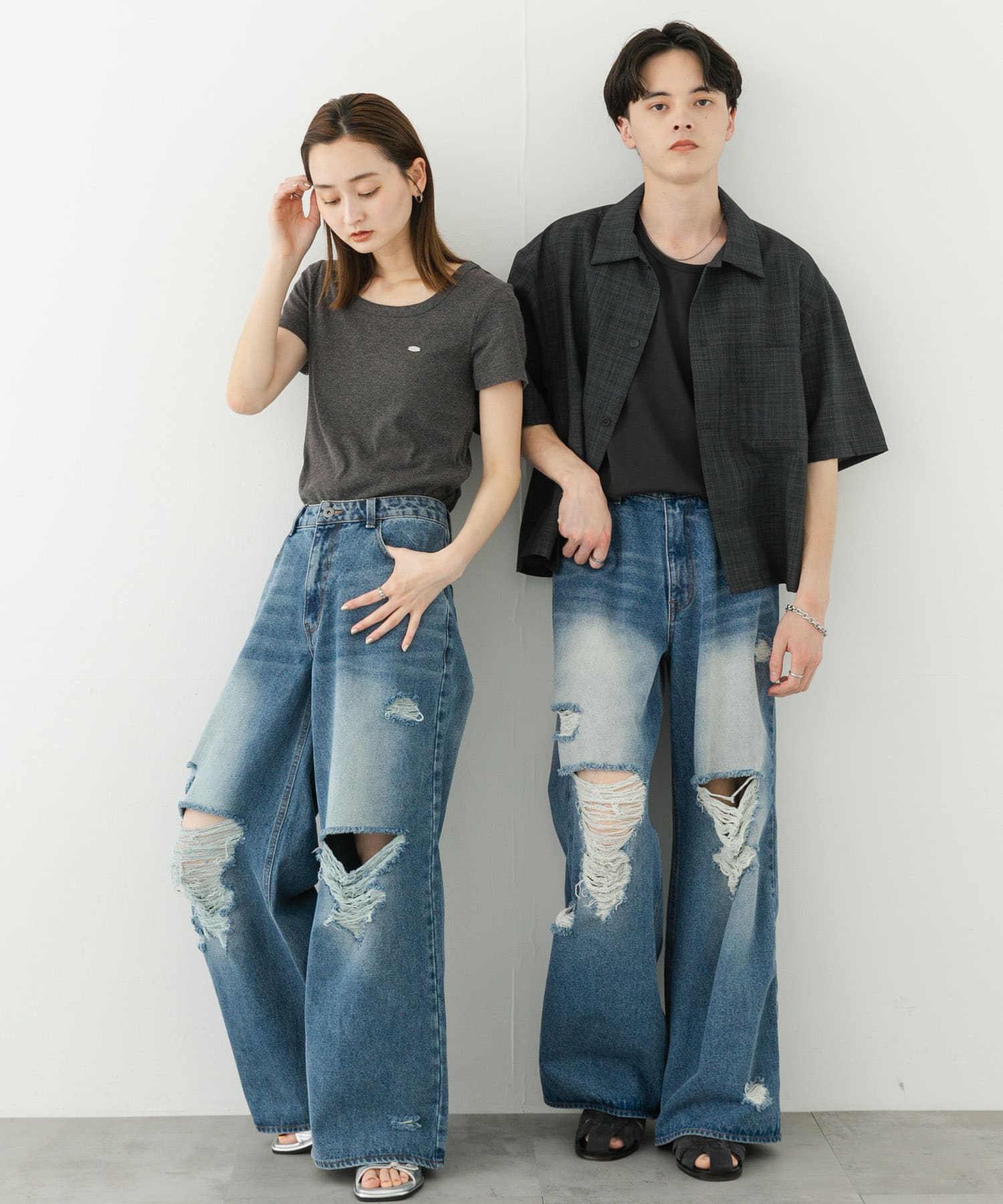 身長：169cm サイズ：M, 身長：173cm サイズ：L