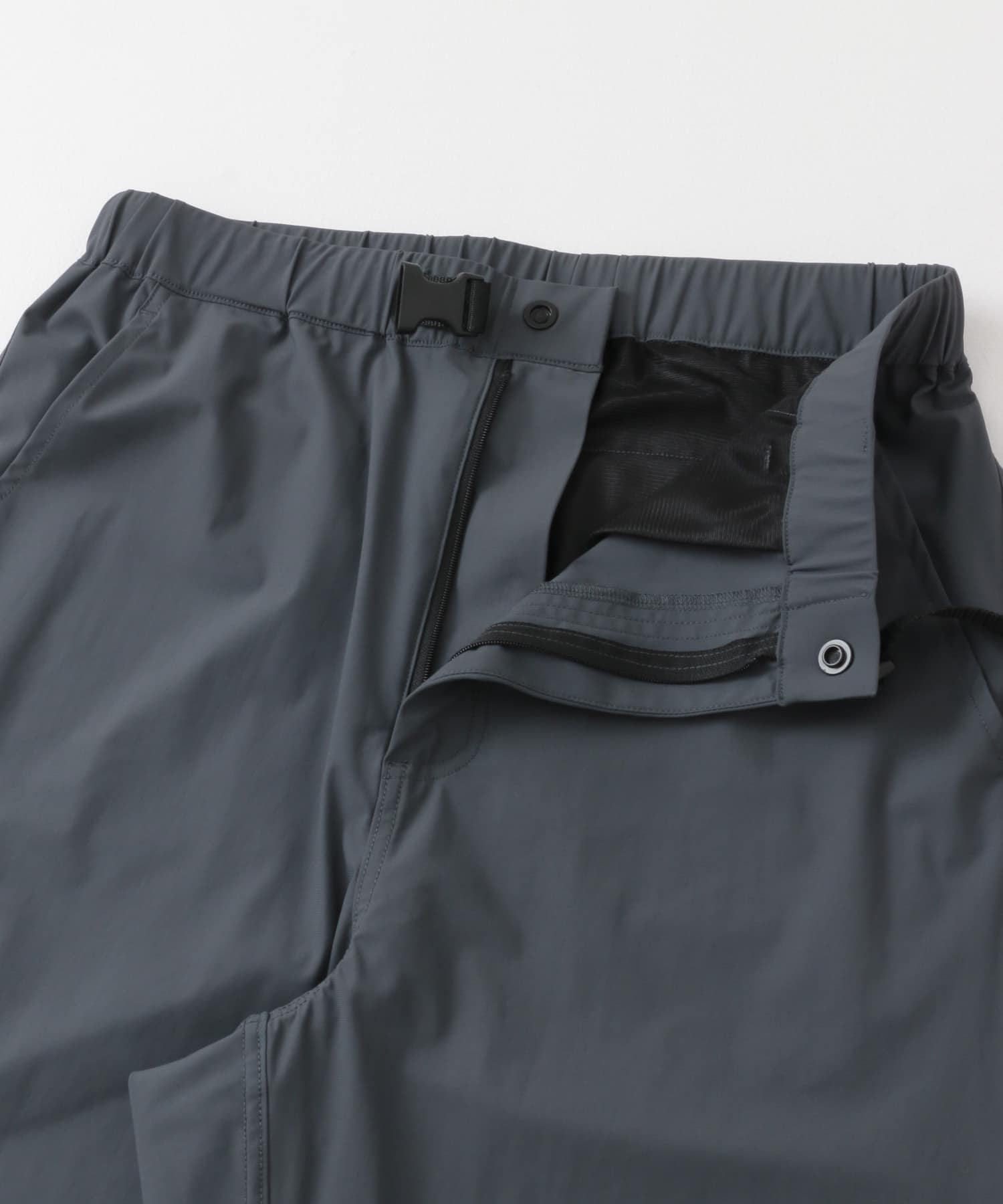 4WAYストレッチウェビングベルトパンツ CHARCOAL M