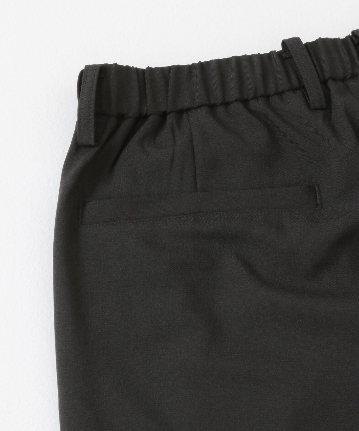 ダブルタックワイドパンツ BLACK S