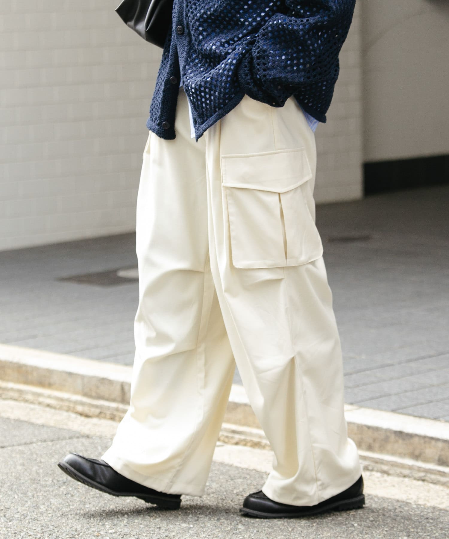 『ユニセックス』ワイドカーゴパンツ