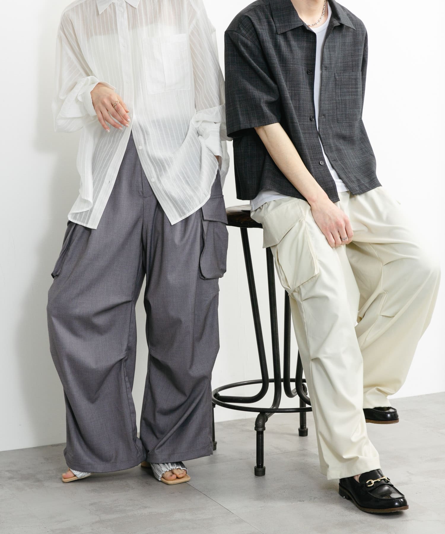 身長：169cm サイズ：M, 身長：173cm サイズ：L