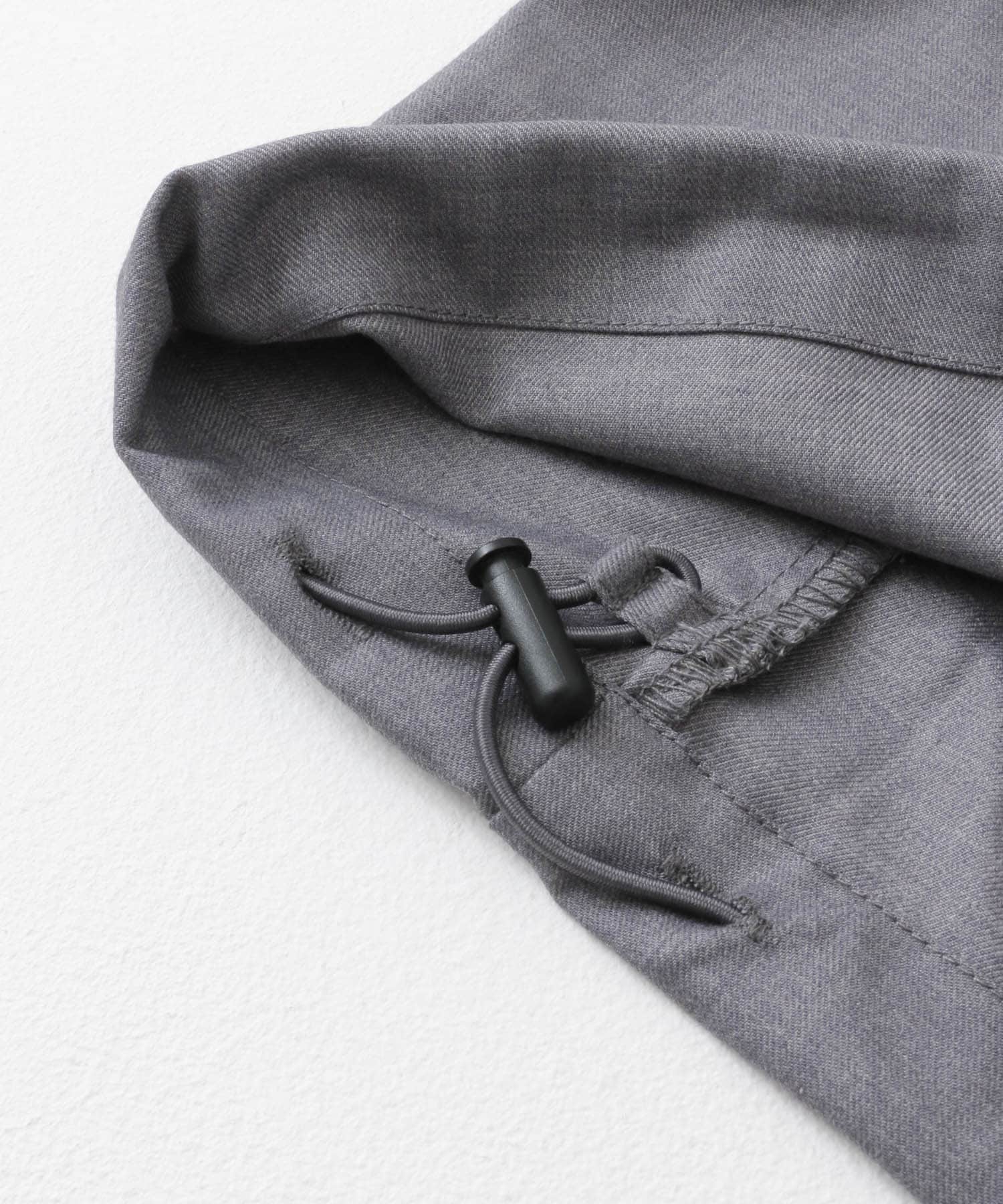 『ユニセックス』ワイドカーゴパンツ GRAY S