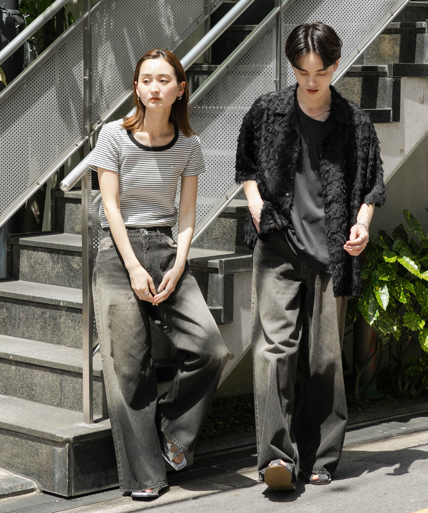 身長：169cm サイズ：M, 身長：173cm サイズ：L