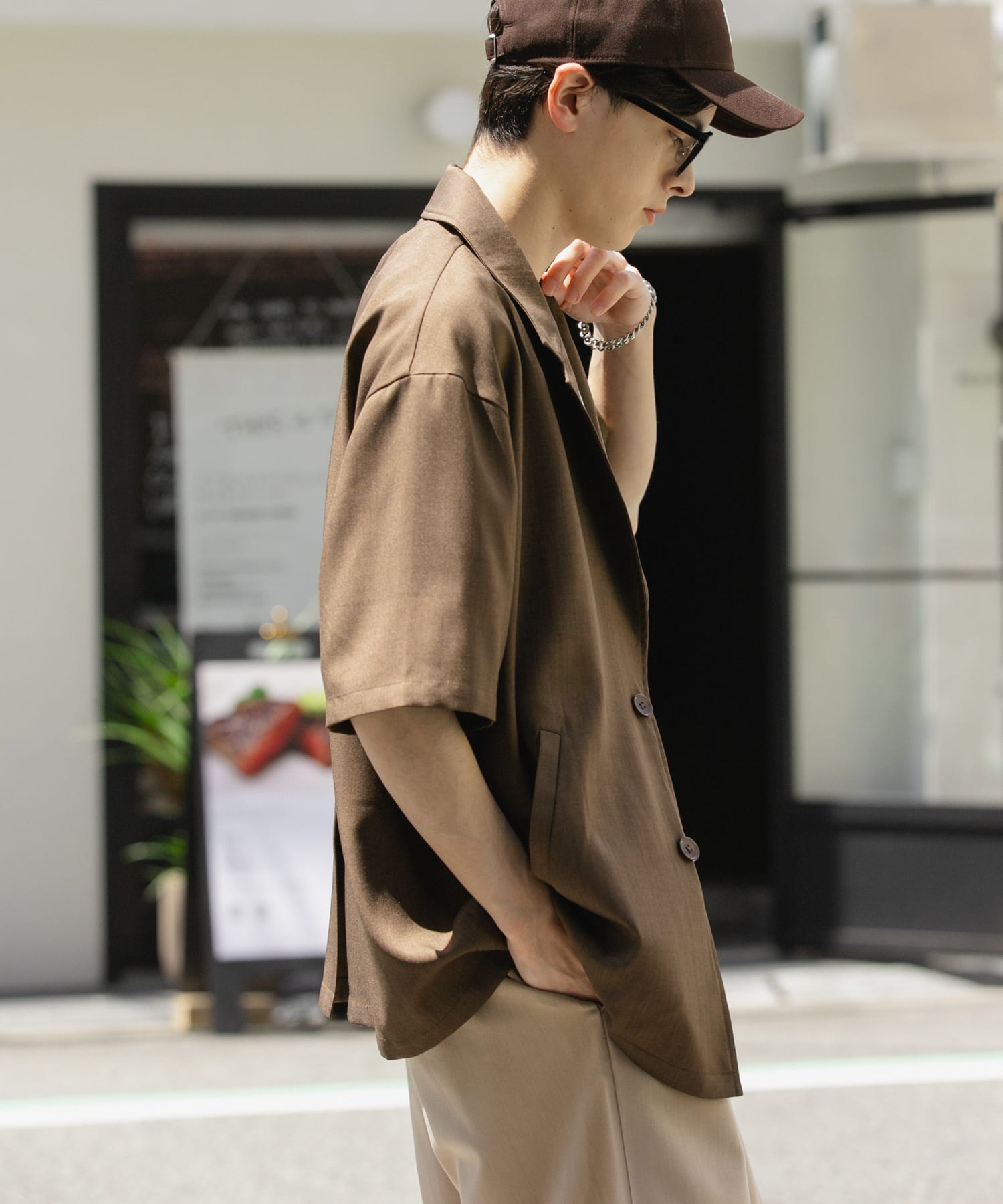 身長：173cm サイズ：L