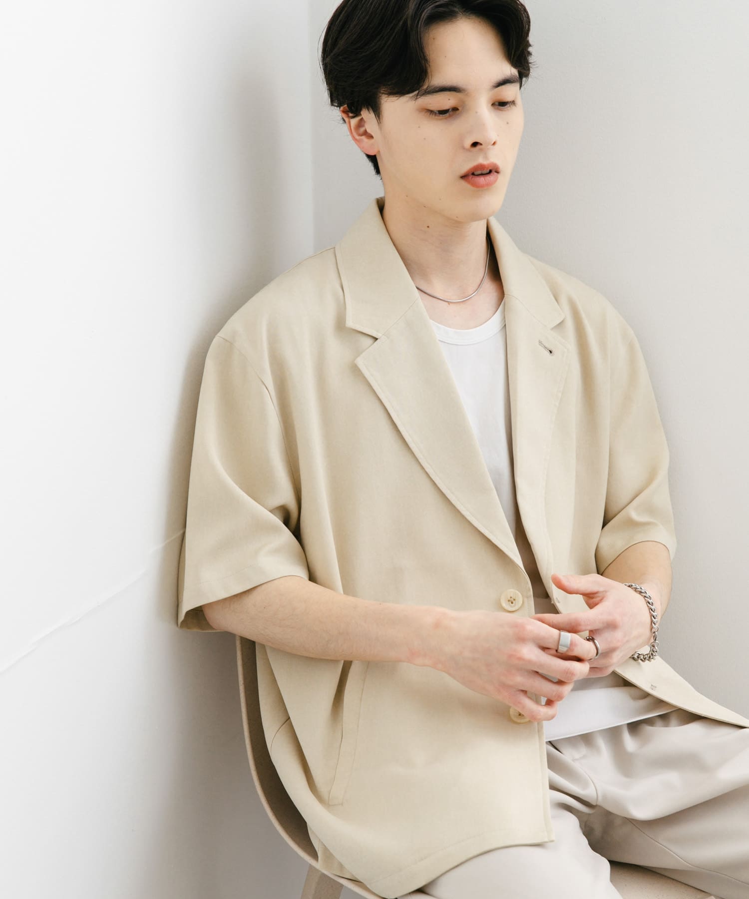 身長：173cm サイズ：L