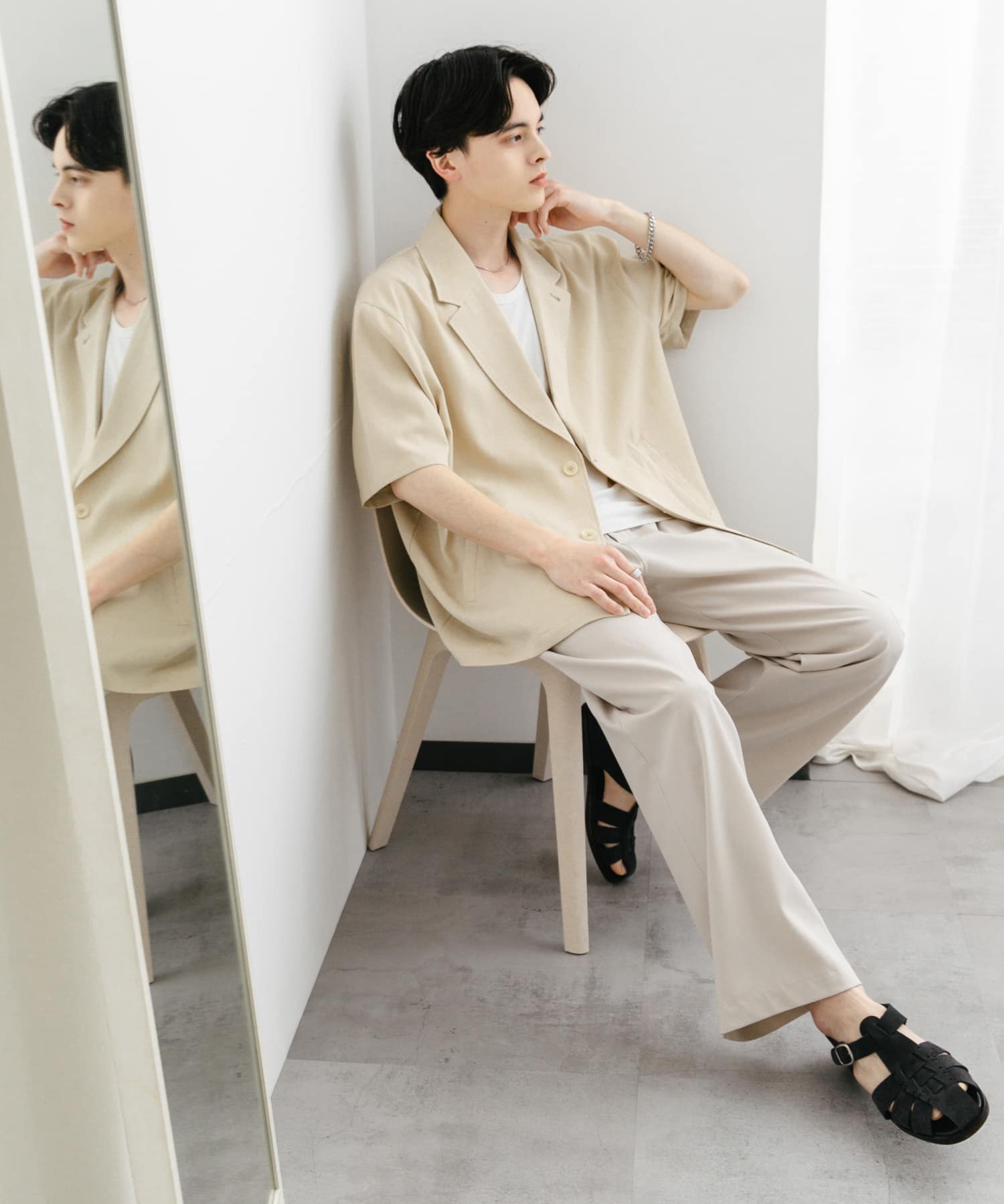 身長：173cm サイズ：L