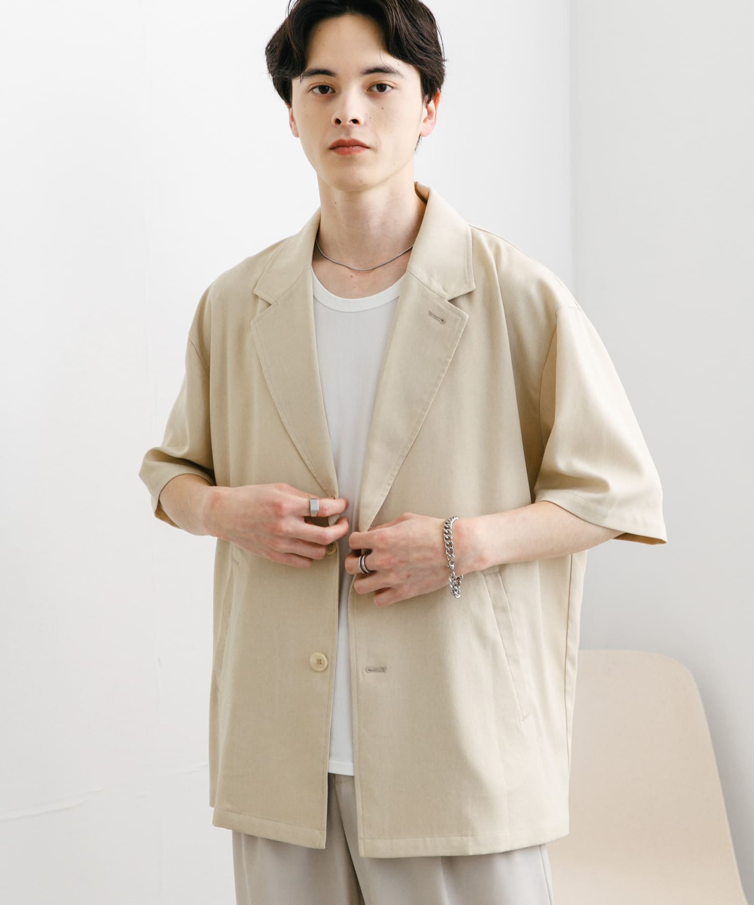 身長：173cm サイズ：L
