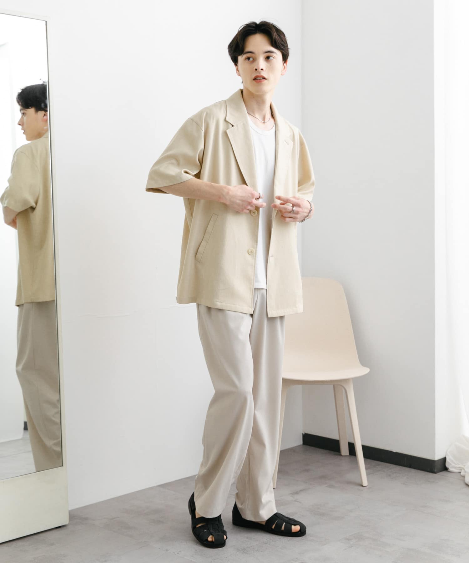 身長：173cm サイズ：L