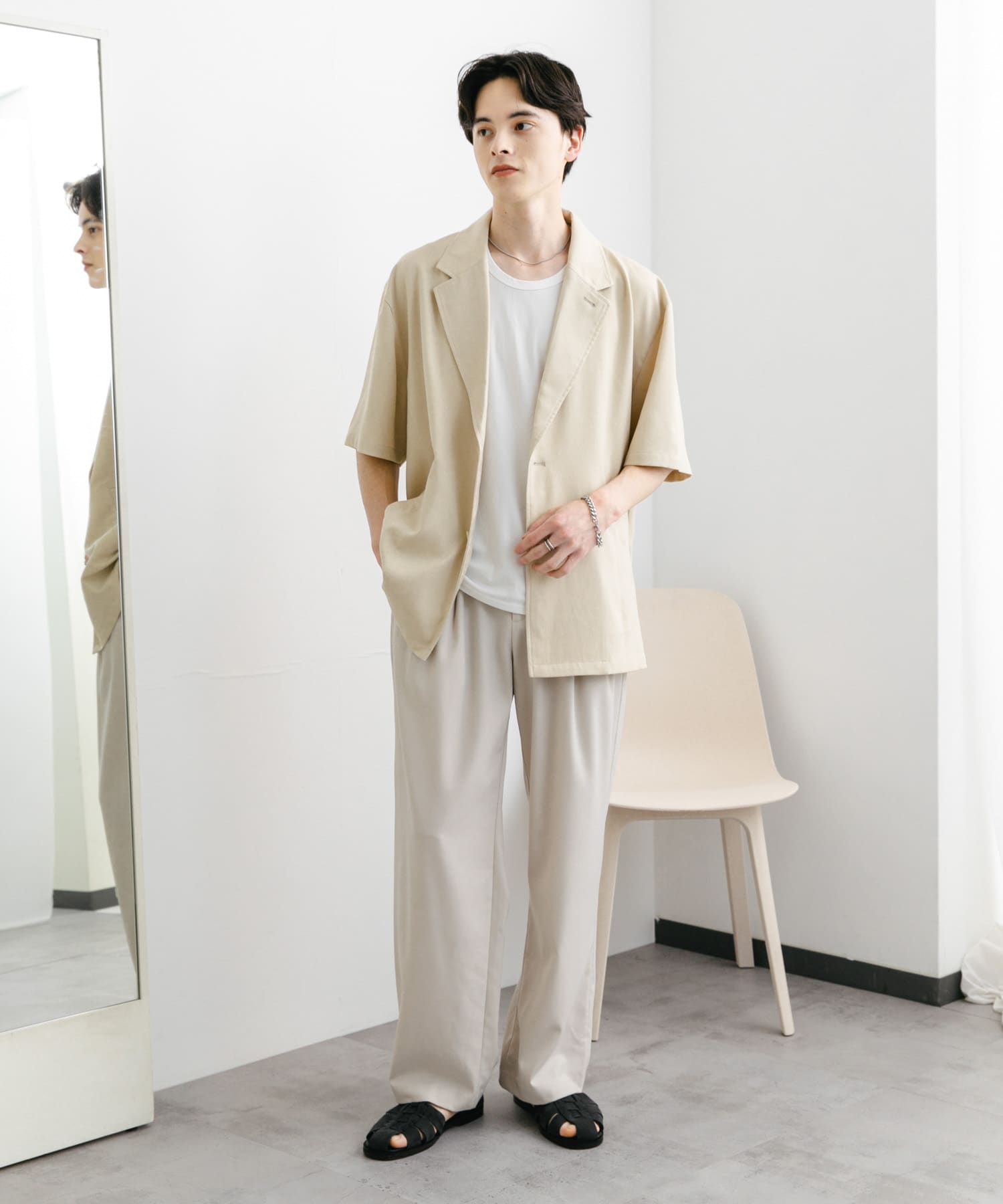 身長：173cm サイズ：L