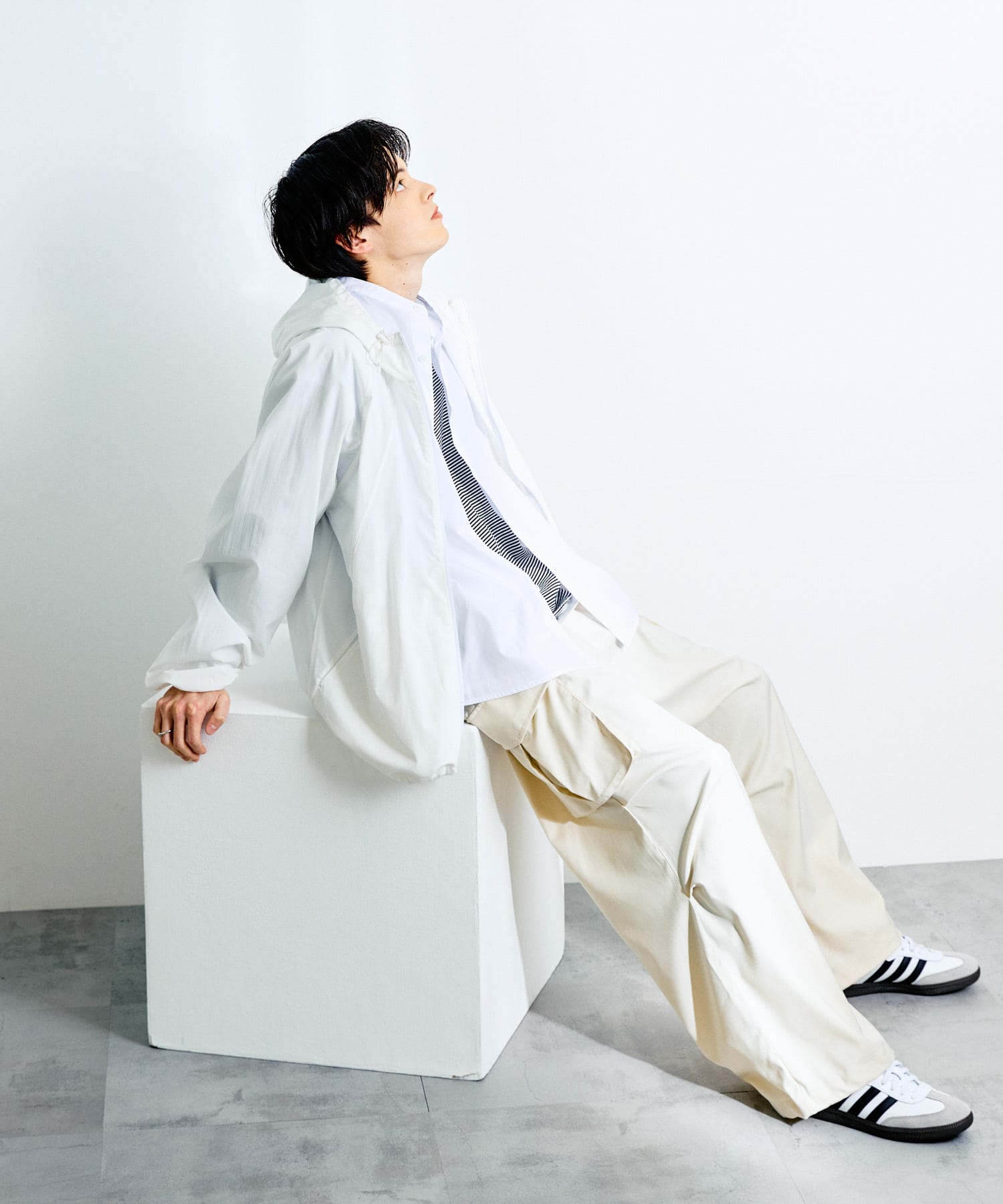 身長：173cm サイズ：L