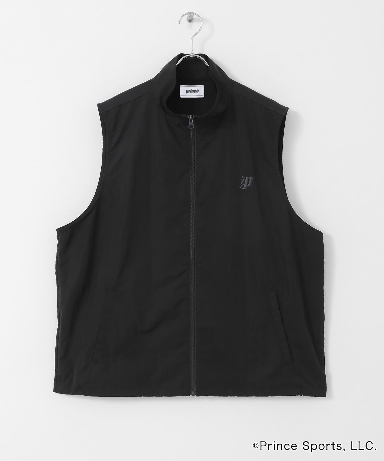 『別注』prince　トラックベスト BLK×CHA L