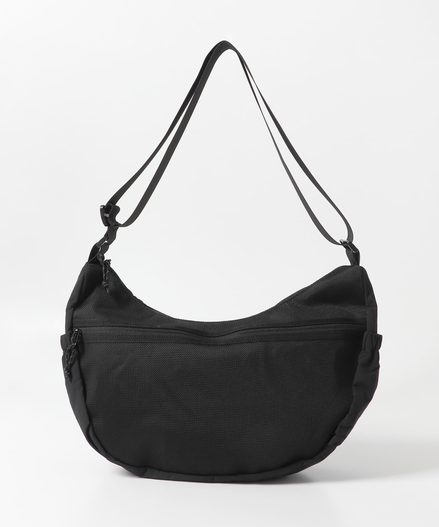 ナイロンメッシュショルダーバッグ BLACK one