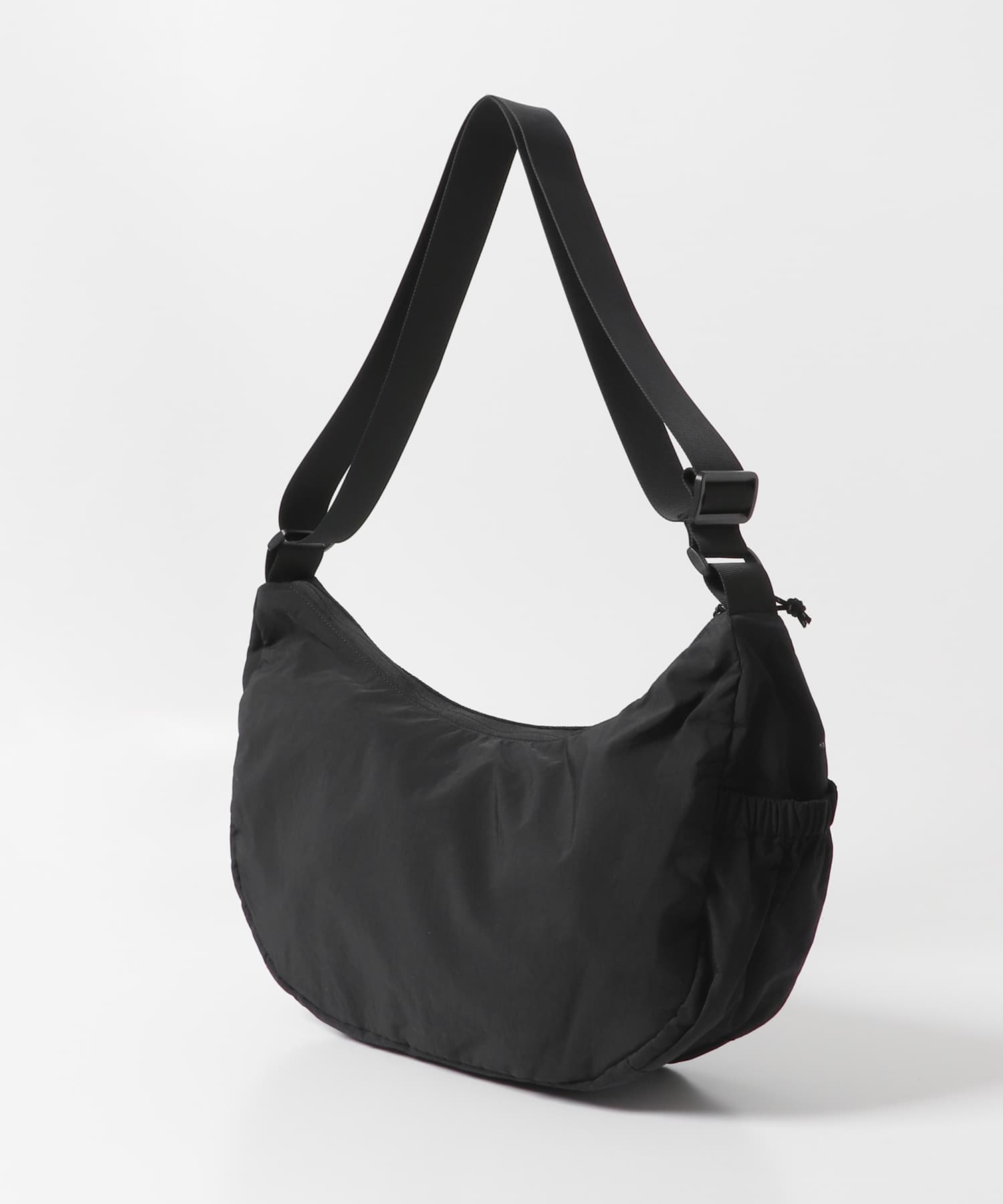 ナイロンメッシュショルダーバッグ BLACK one